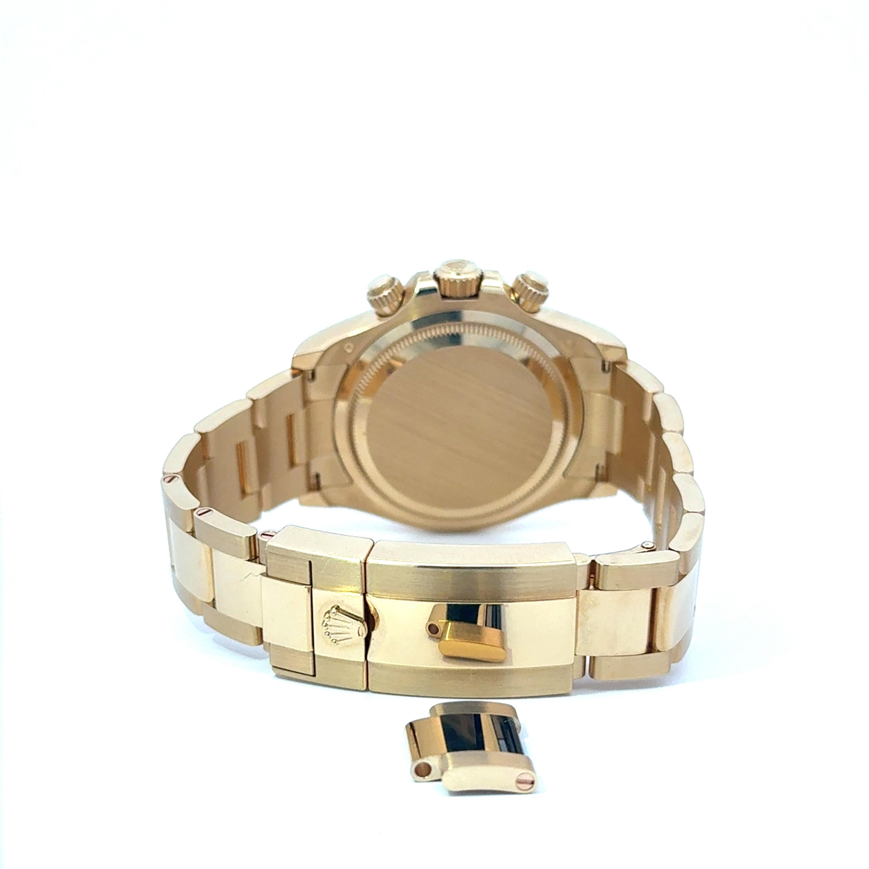 Rolex 2024 Daytona 126508 40mm Yellow Gold Black Dial Watch w/ Box and Papers