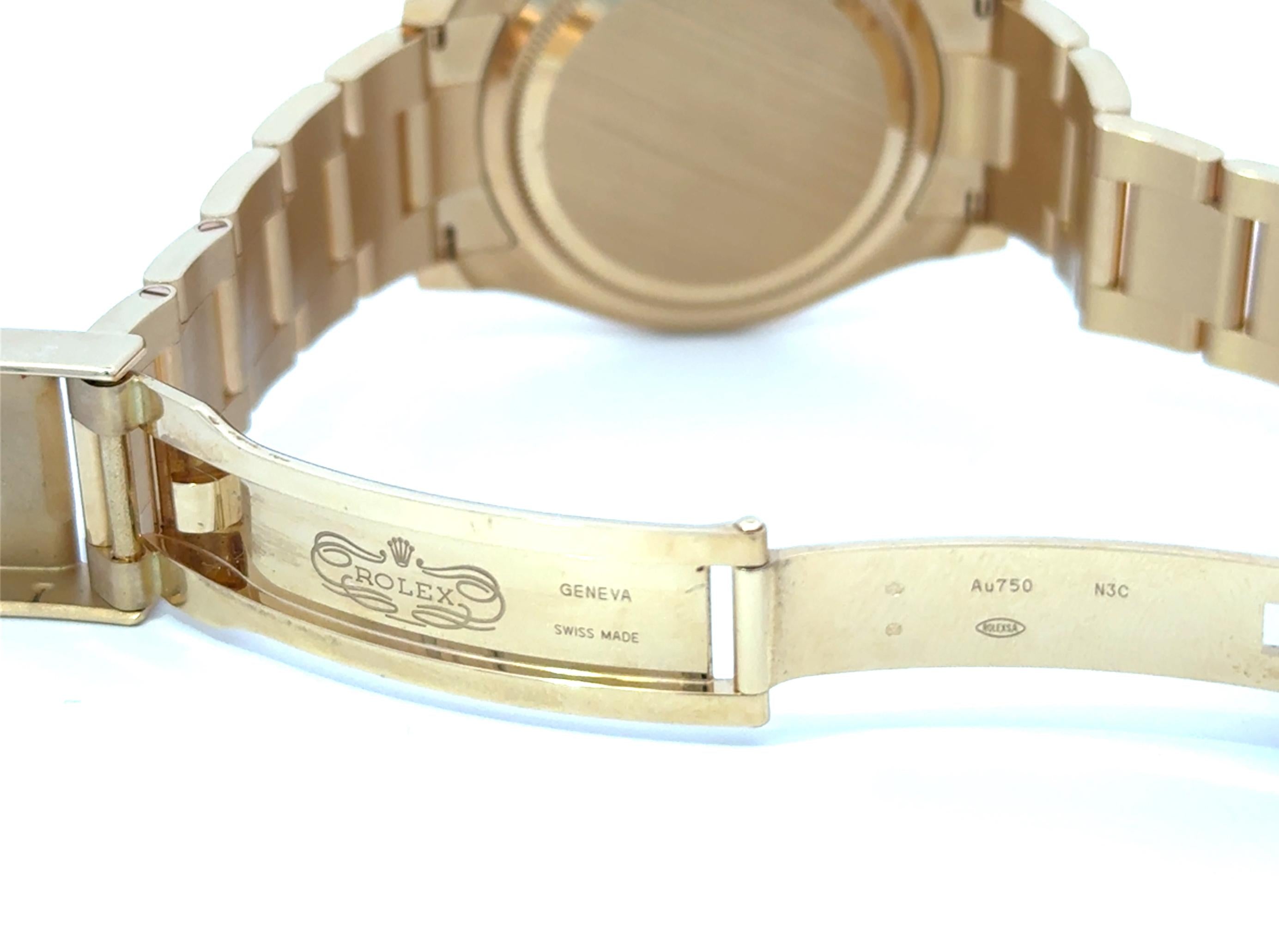 Rolex 2024 Daytona 126508 40mm Yellow Gold Black Dial Watch w/ Box and Papers