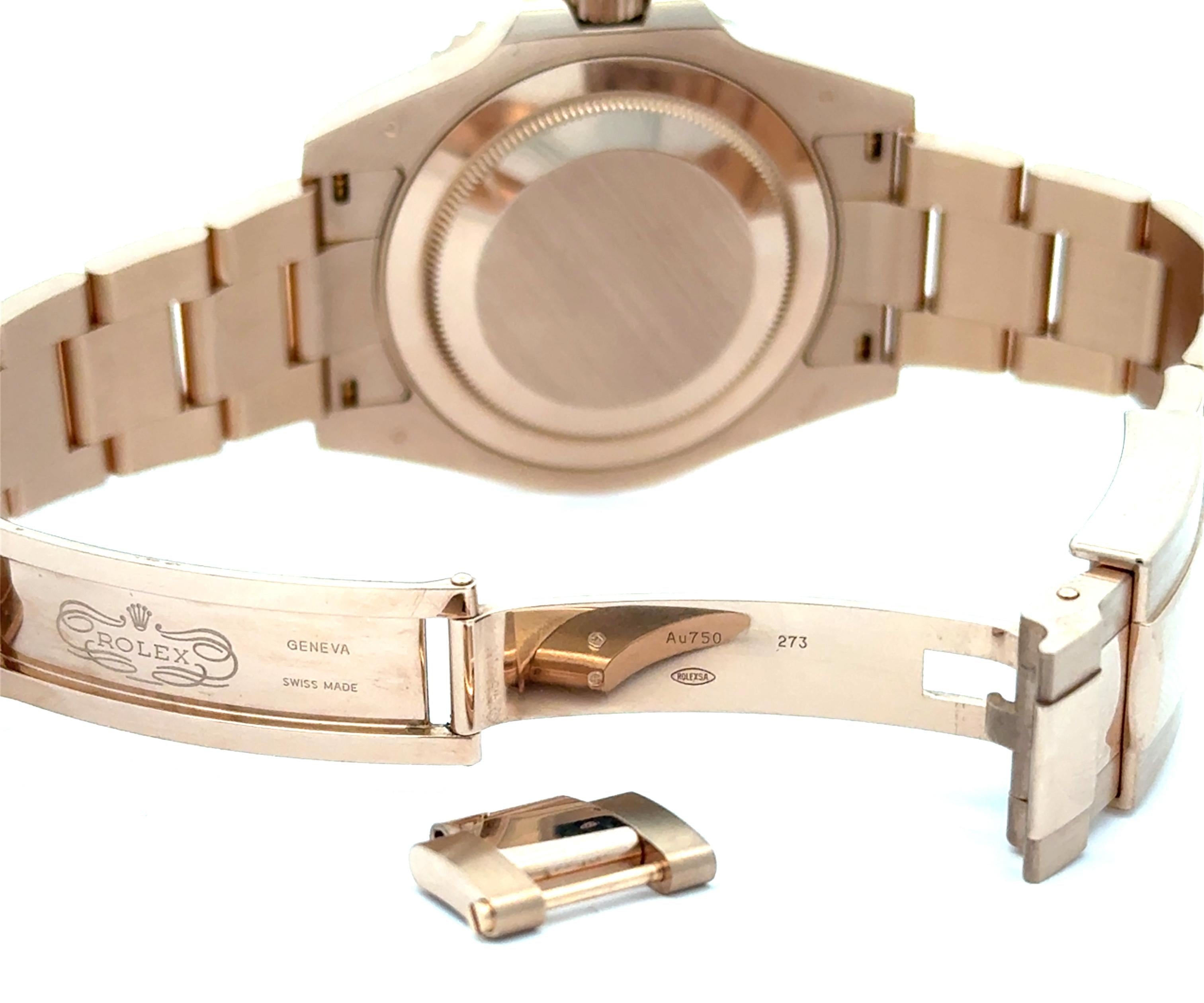 Rolex 2024 GMT-Master II 126715CHNR 40mm Rose Gold Watch w/ FULL SET