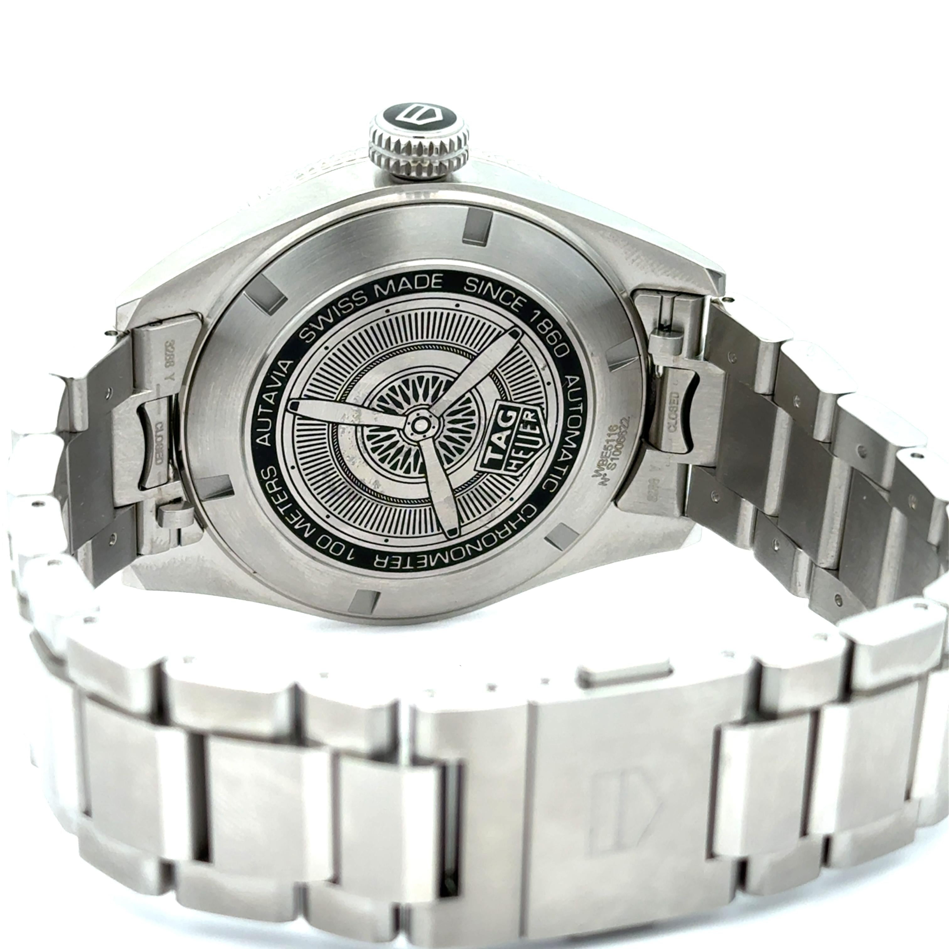 TAG Heuer 2020 Autavia Automatic Chronometer 42mm Watch w/ Box and Card