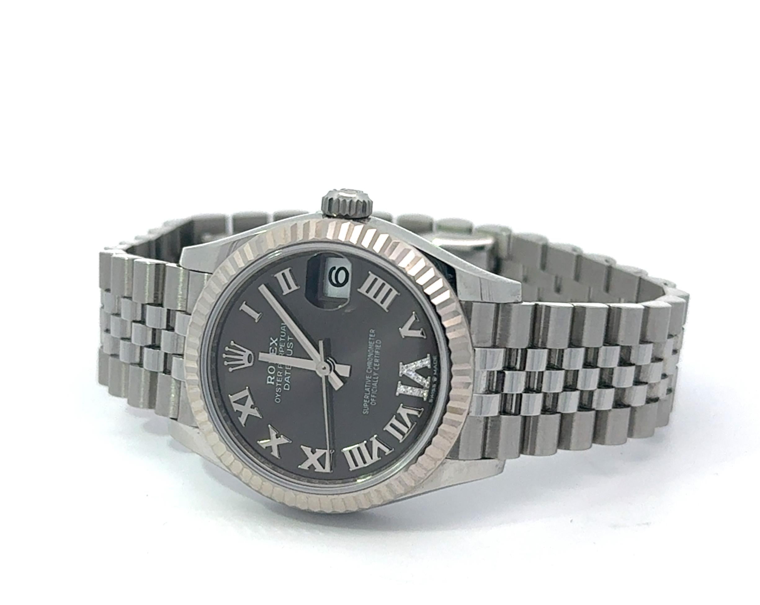 Rolex 2024 Datejust 278274 Slate Dial 31mm Jubilee Watch w/ Box and Papers