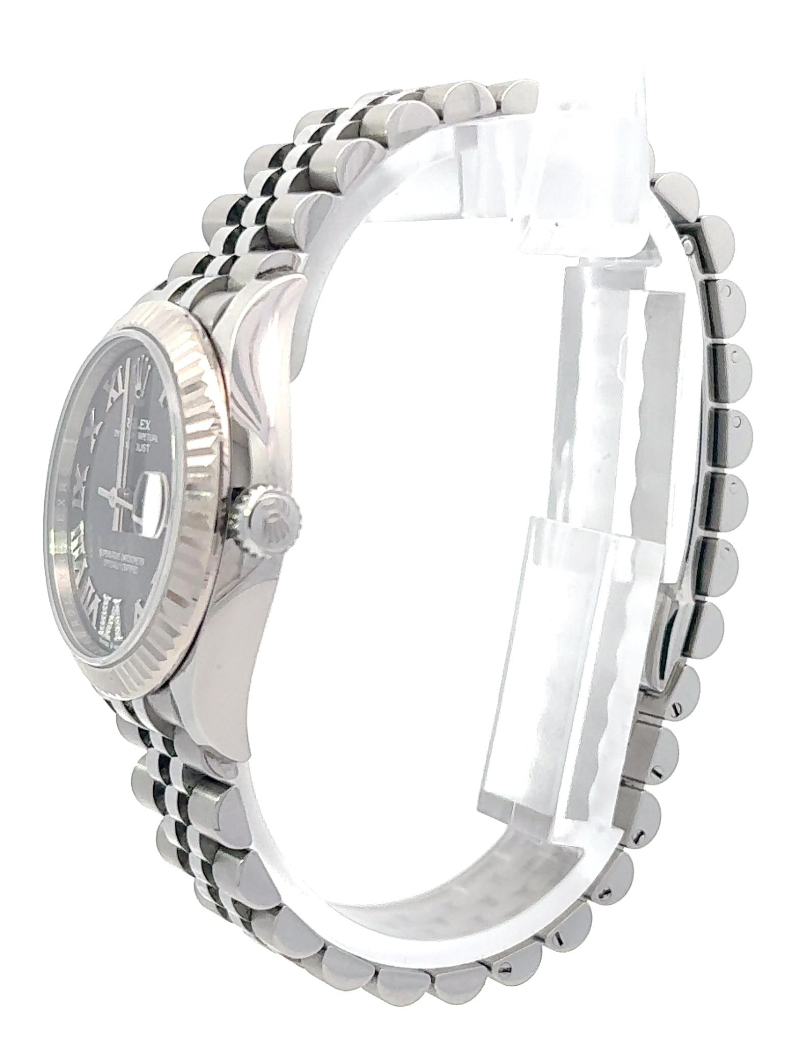 Rolex 2024 Datejust 278274 Slate Dial 31mm Jubilee Watch w/ Box and Papers