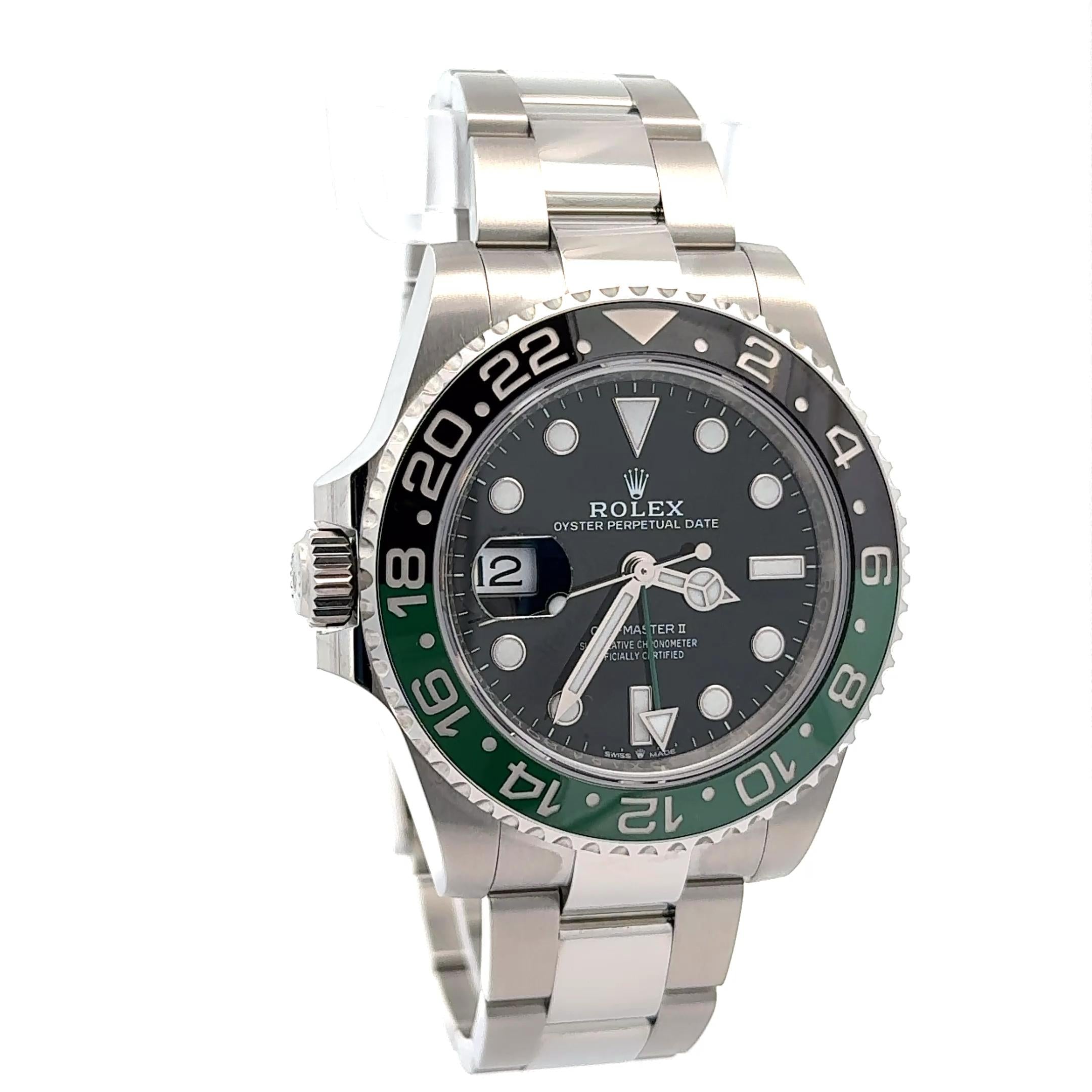 Rolex 2025 GMT-Master II 126720VTNR Stainless Left Hand Watch w/ Box and Papers