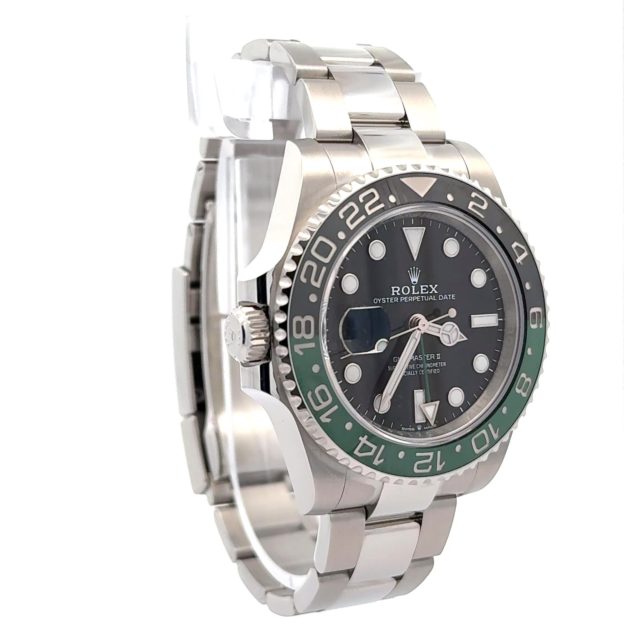 Rolex 2025 GMT-Master II 126720VTNR Stainless Left Hand Watch w/ Box and Papers