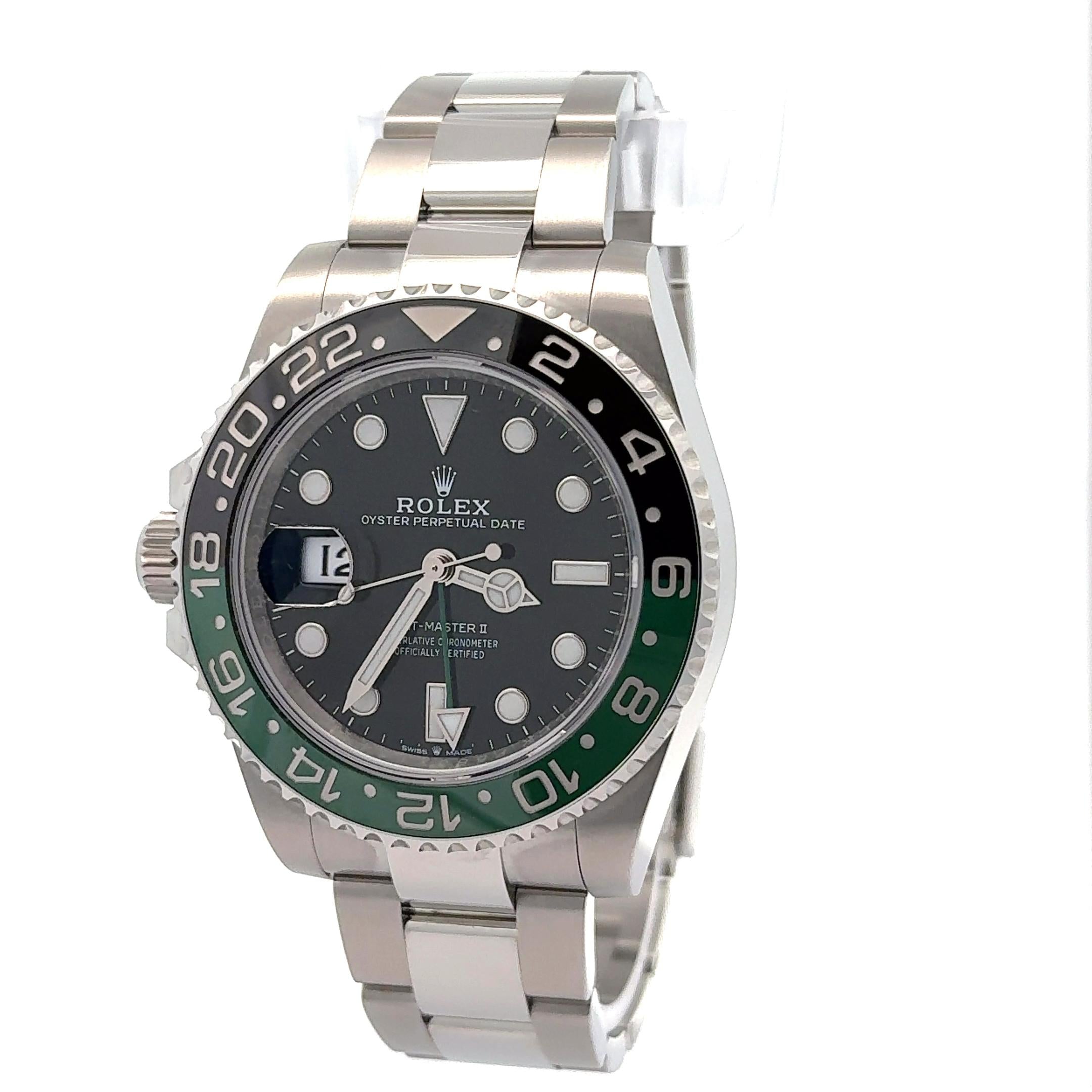 Rolex 2025 GMT-Master II 126720VTNR Stainless Left Hand Watch w/ Box and Papers