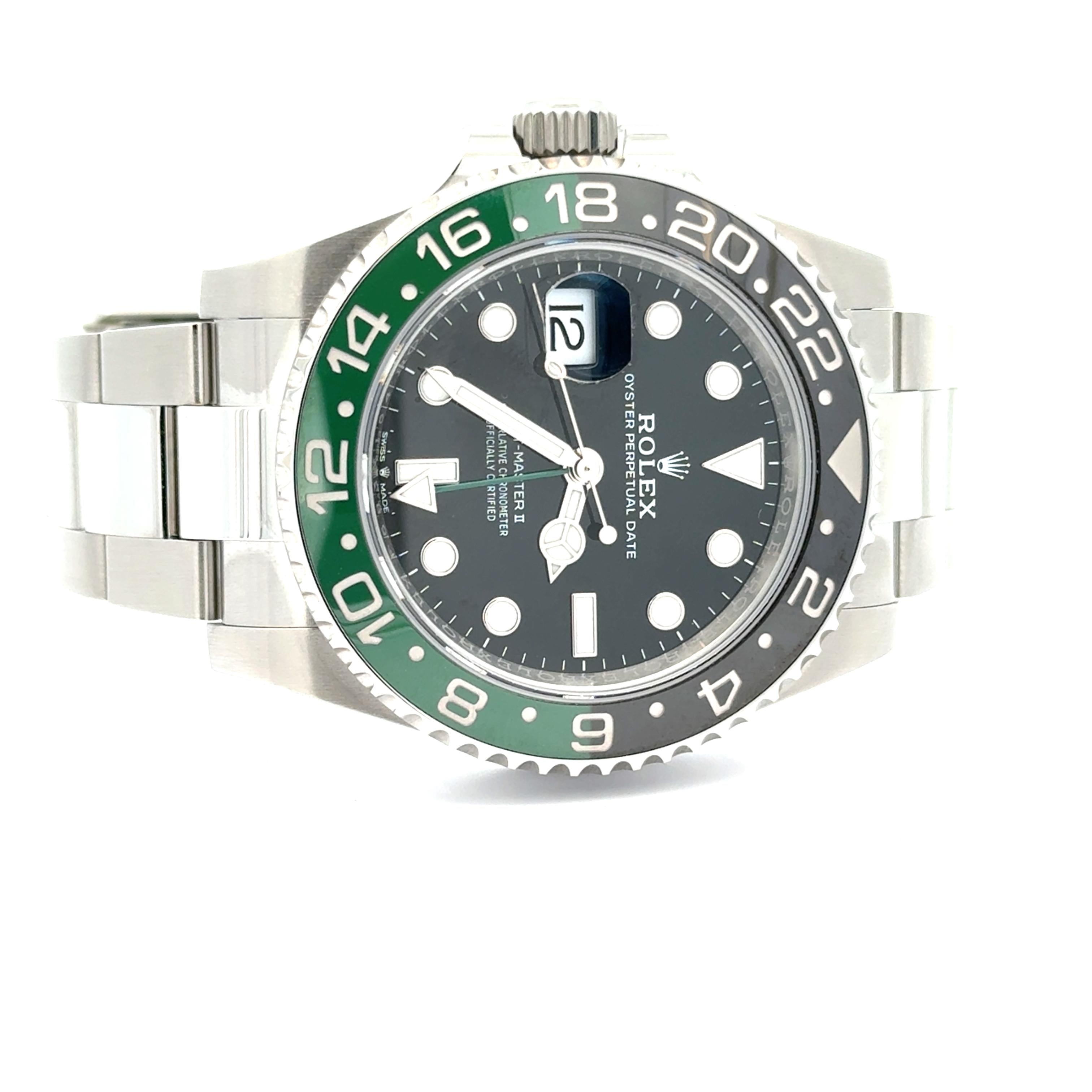 Rolex 2025 GMT-Master II 126720VTNR Stainless Left Hand Watch w/ Box and Papers