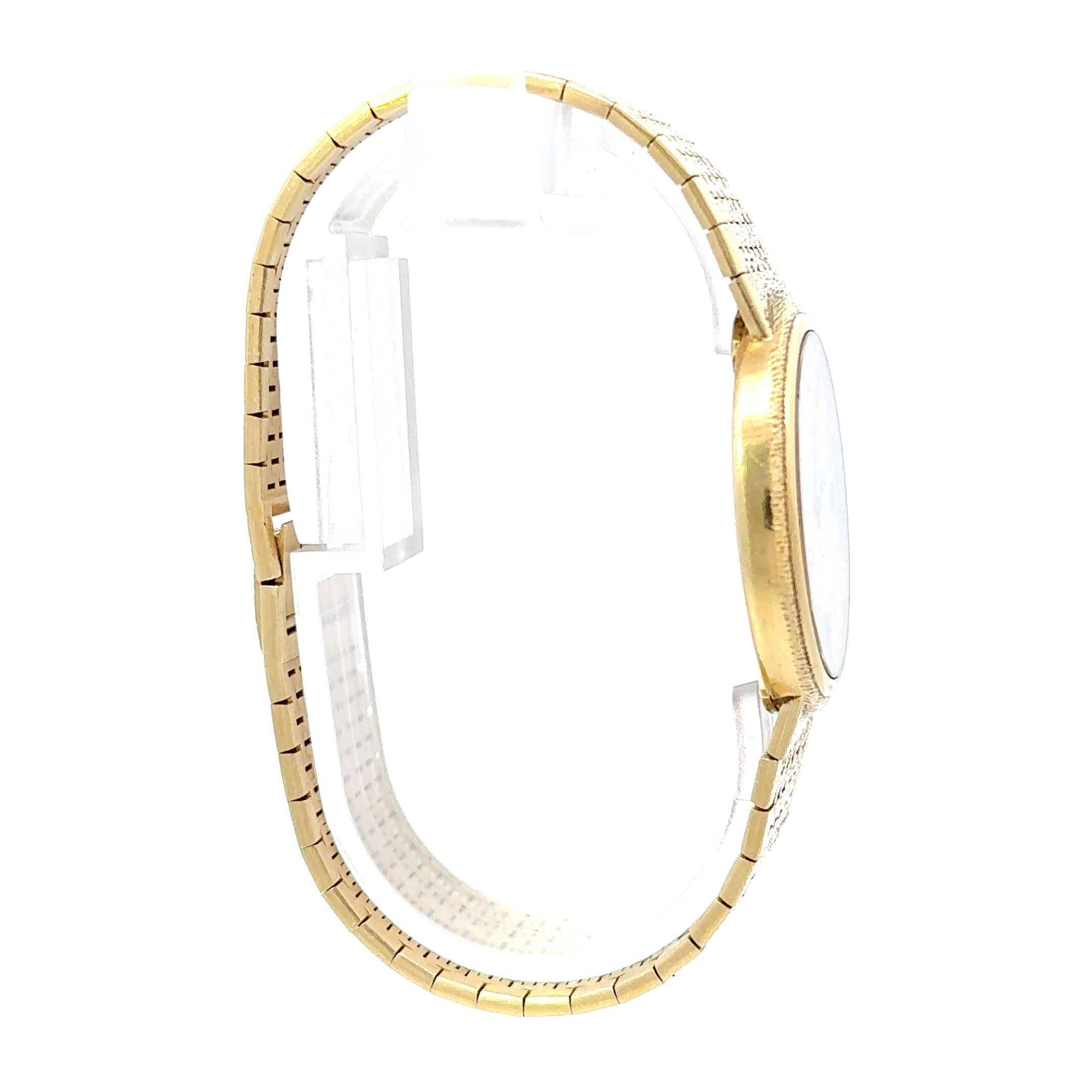 Piaget Altiplano 18k Yellow Gold Florentine 34mm Automatic Dinner Watch