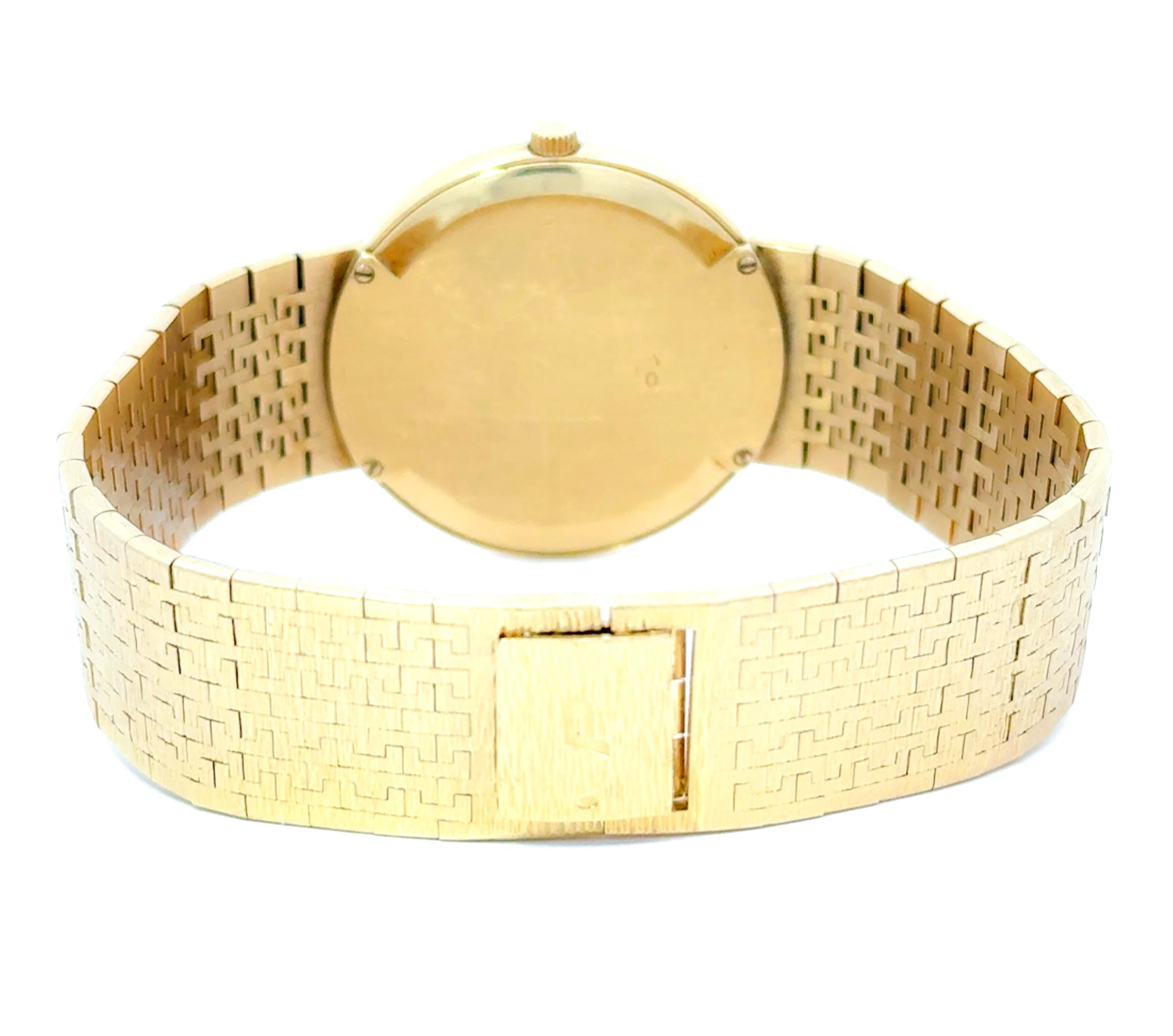 Piaget Altiplano 18k Yellow Gold Florentine 34mm Automatic Dinner Watch