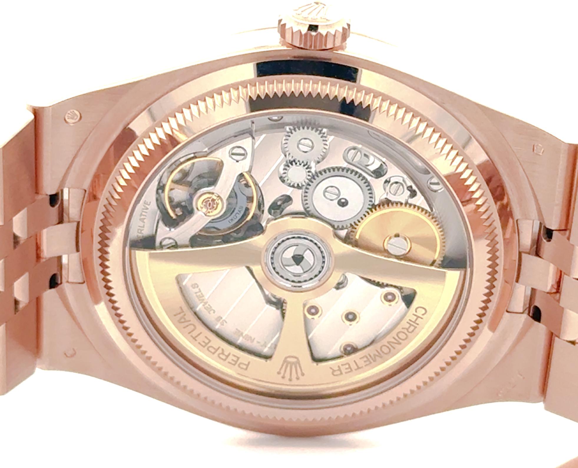 Rolex 2025 Land Dweller - 127335 18k Rose Gold 40mm White Dial Watch w/ FULL SET