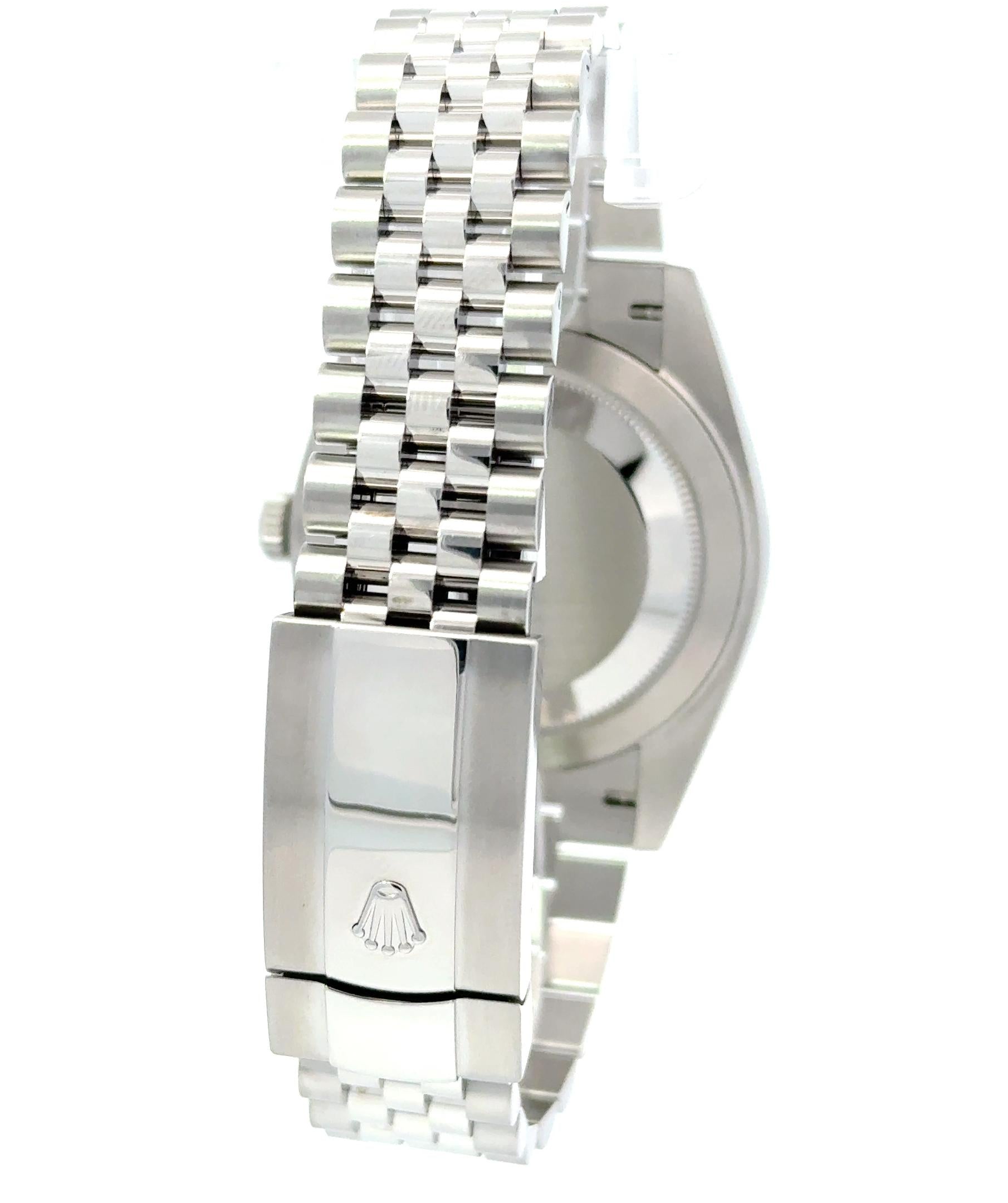 Rolex 2024 Datejust 126334 41mm Rhodium Dial Jubilee Watch w/ Box and Papers