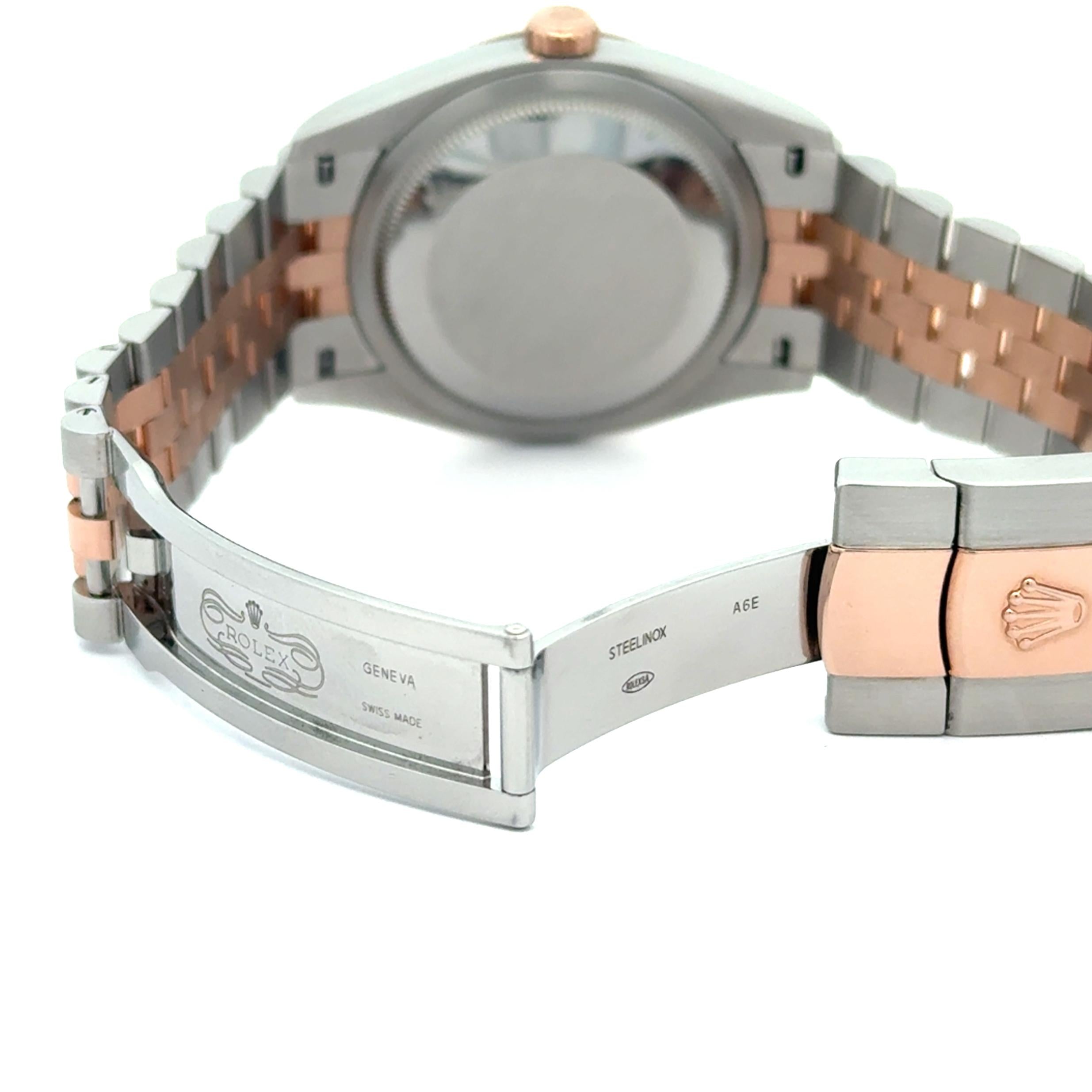 Rolex 2020 Datejust 126231 Two Tone 36mm Rhodium Dial Watch w/ Box and Papers