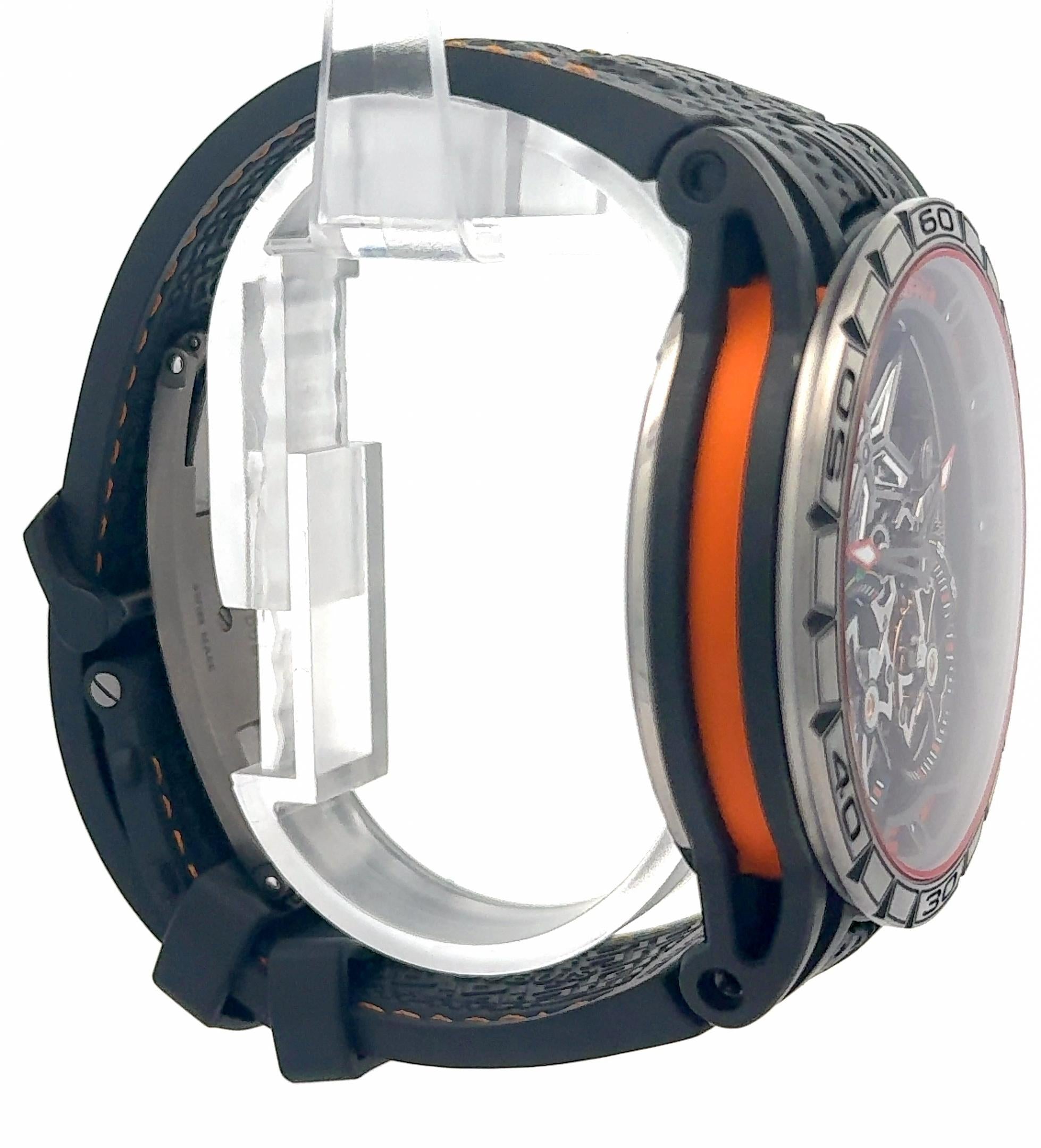 Roger Dubuis DBEX0589 Excalibur Spider Double Tourbillon Titanium Watch /of 28