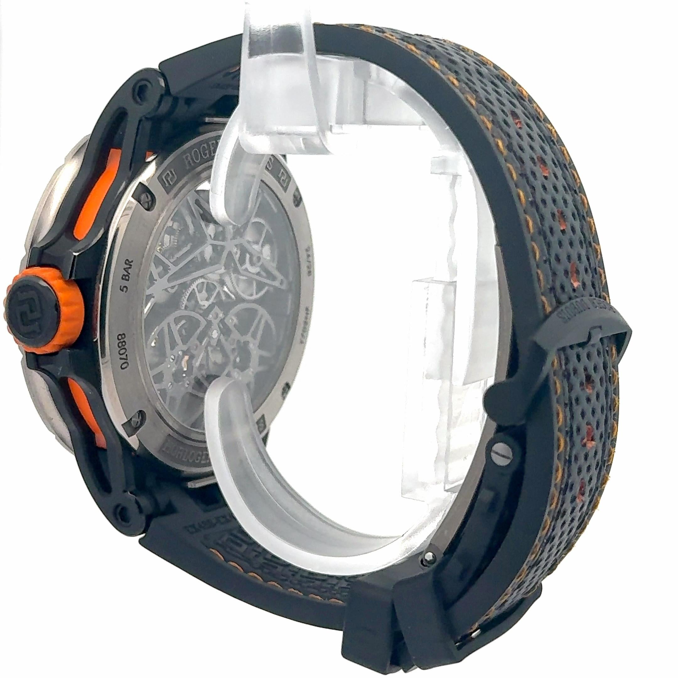 Roger Dubuis DBEX0589 Excalibur Spider Double Tourbillon Titanium Watch /of 28