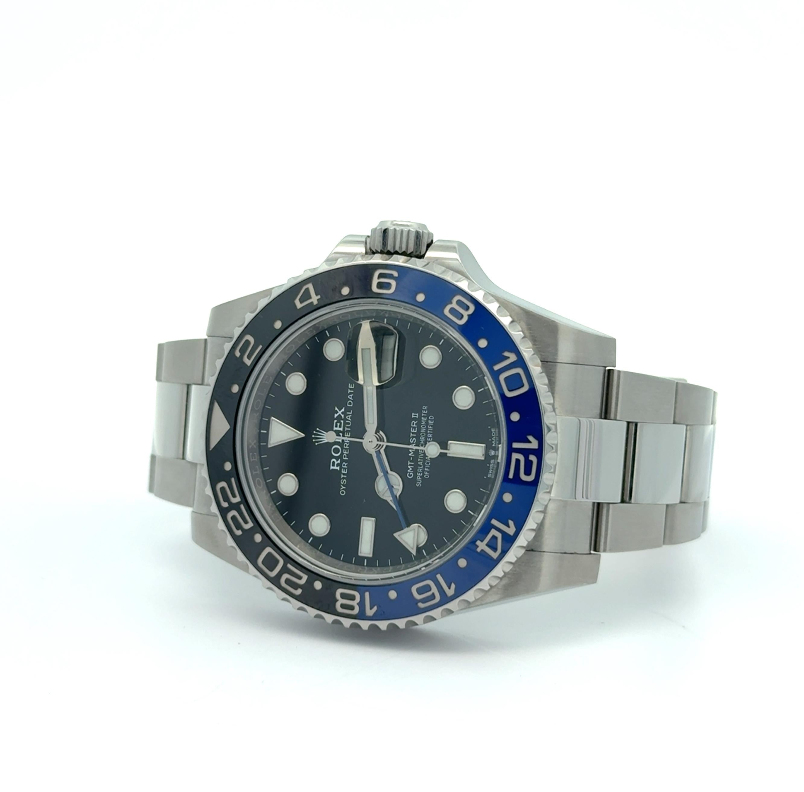 Rolex 2025 GMT-Master II 126710BLNR 40mm Stainless Watch w/ Box and Papers