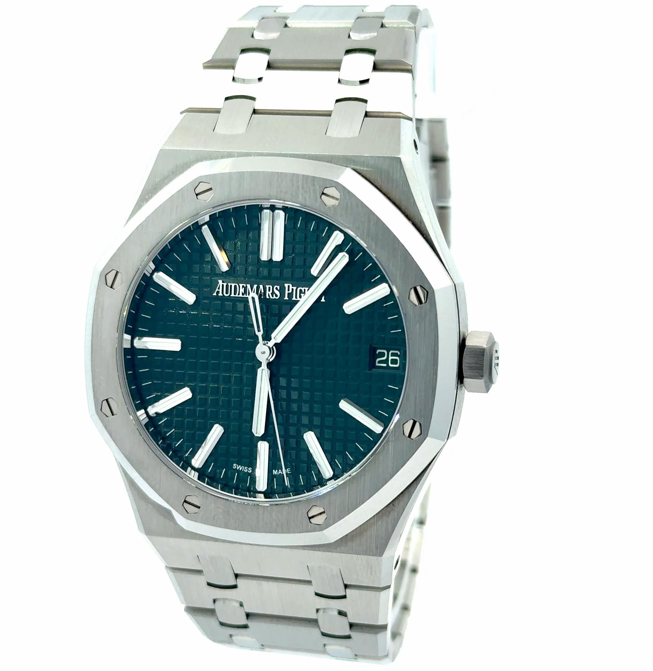 a出品 Audemars Piguet Royal Oak 15510ST.OO.1320ST.09 Green Dial Watch