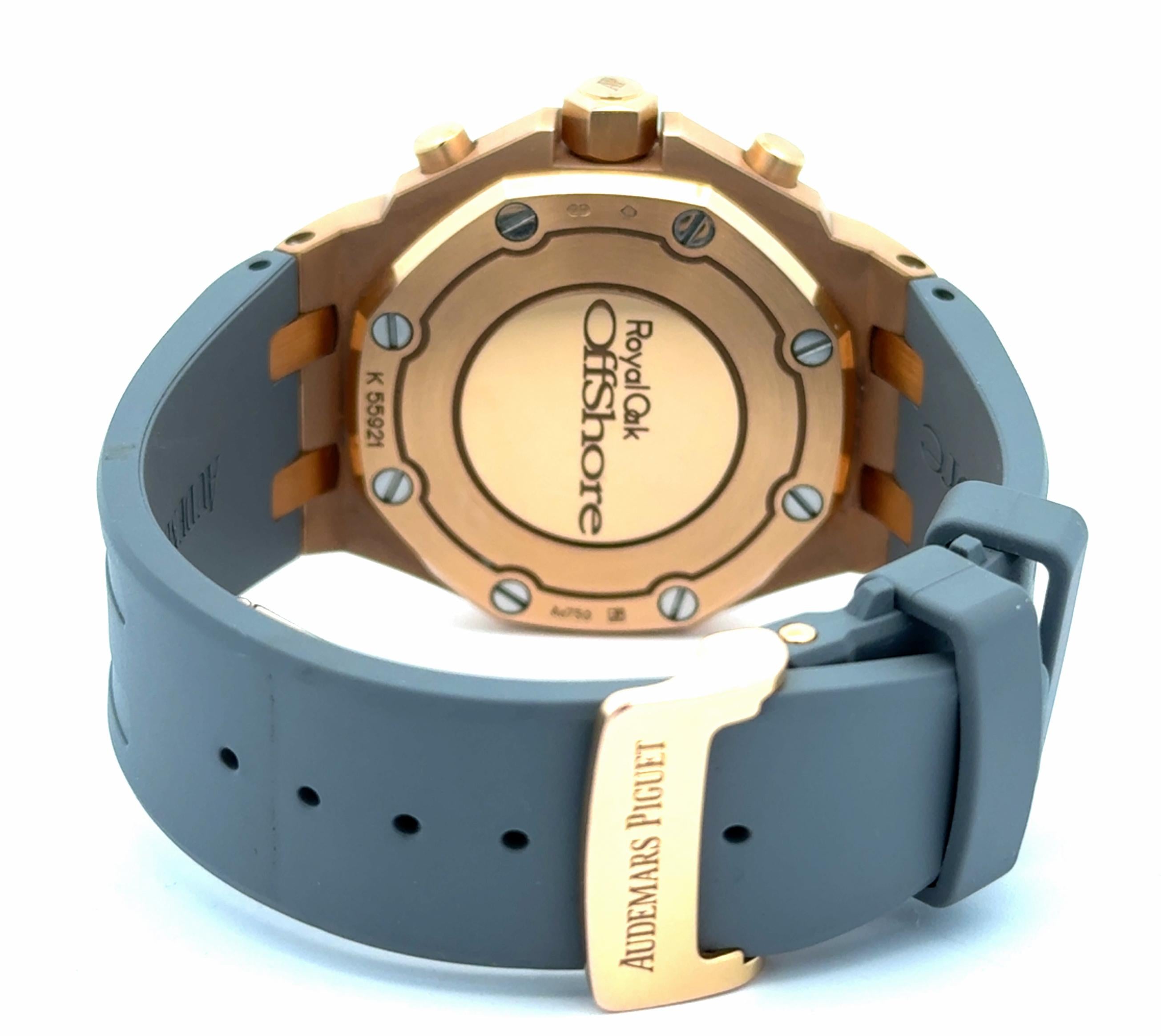 Audemars Piguet Royal Oak Offshore Ref 26231OR Diamond Bezel Rose Gold Watch