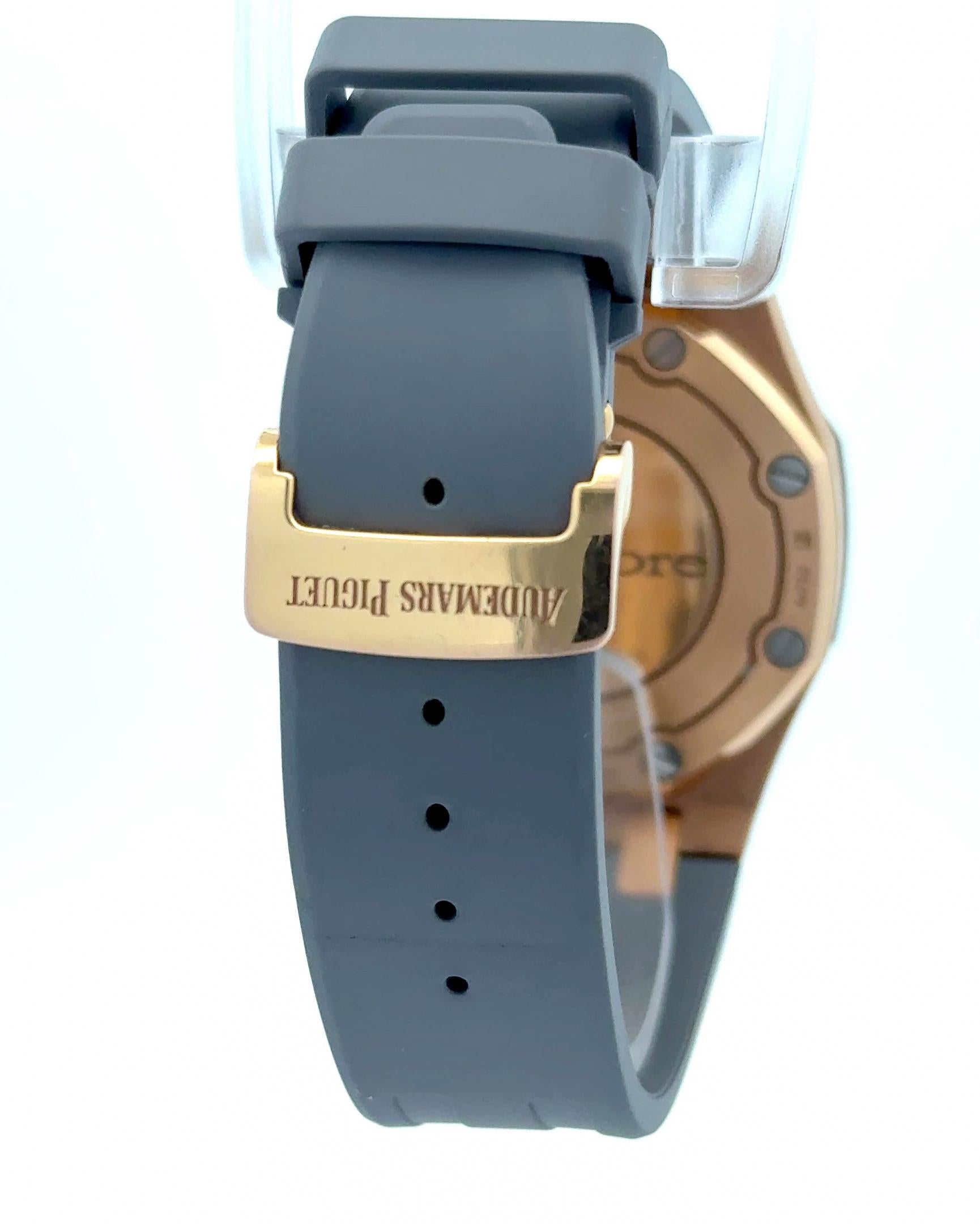 Audemars Piguet Royal Oak Offshore Ref 26231OR Diamond Bezel Rose Gold Watch