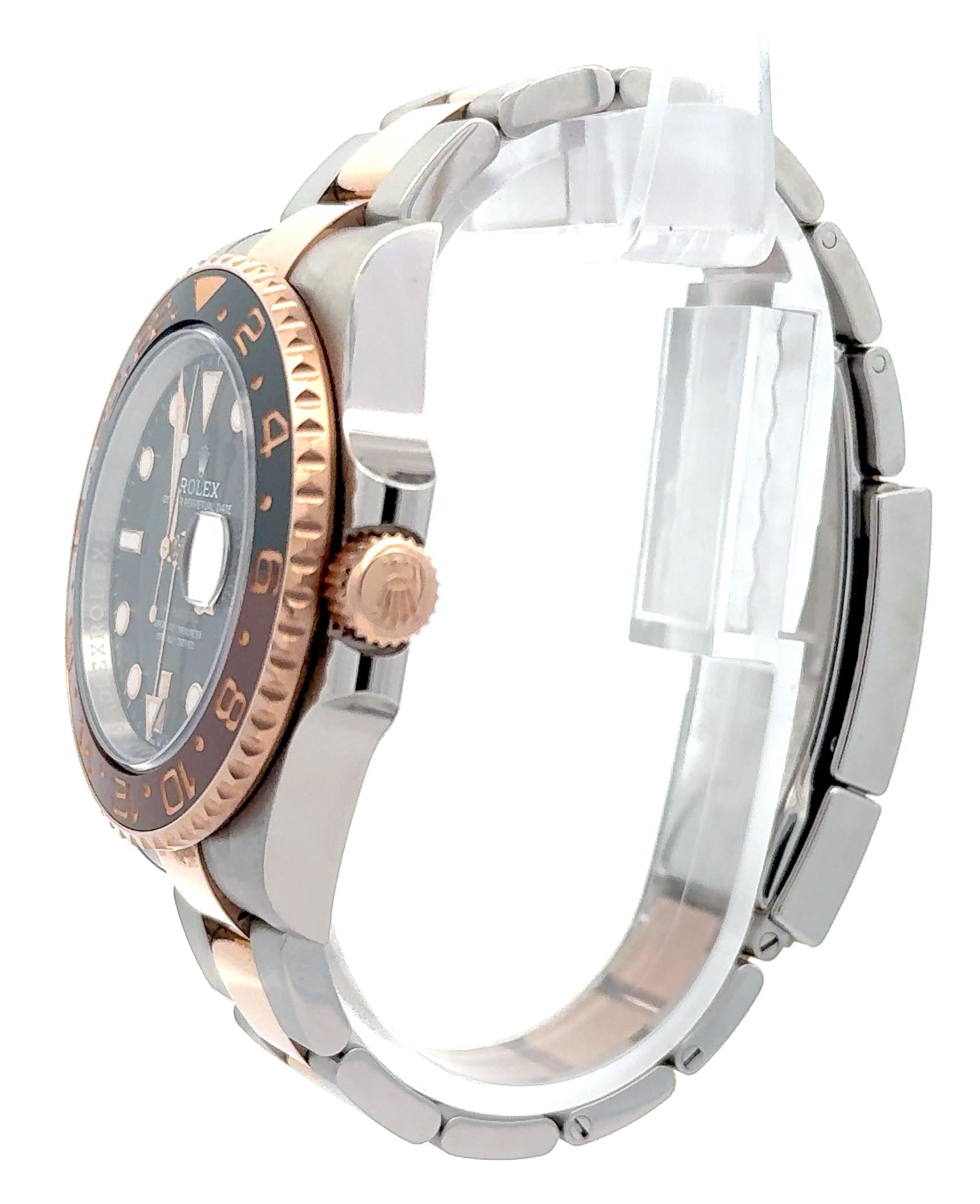 Rolex 2020 GMT Master II 126711CHNR 40mm Two-Tone "Root Beer" Oyster Watch