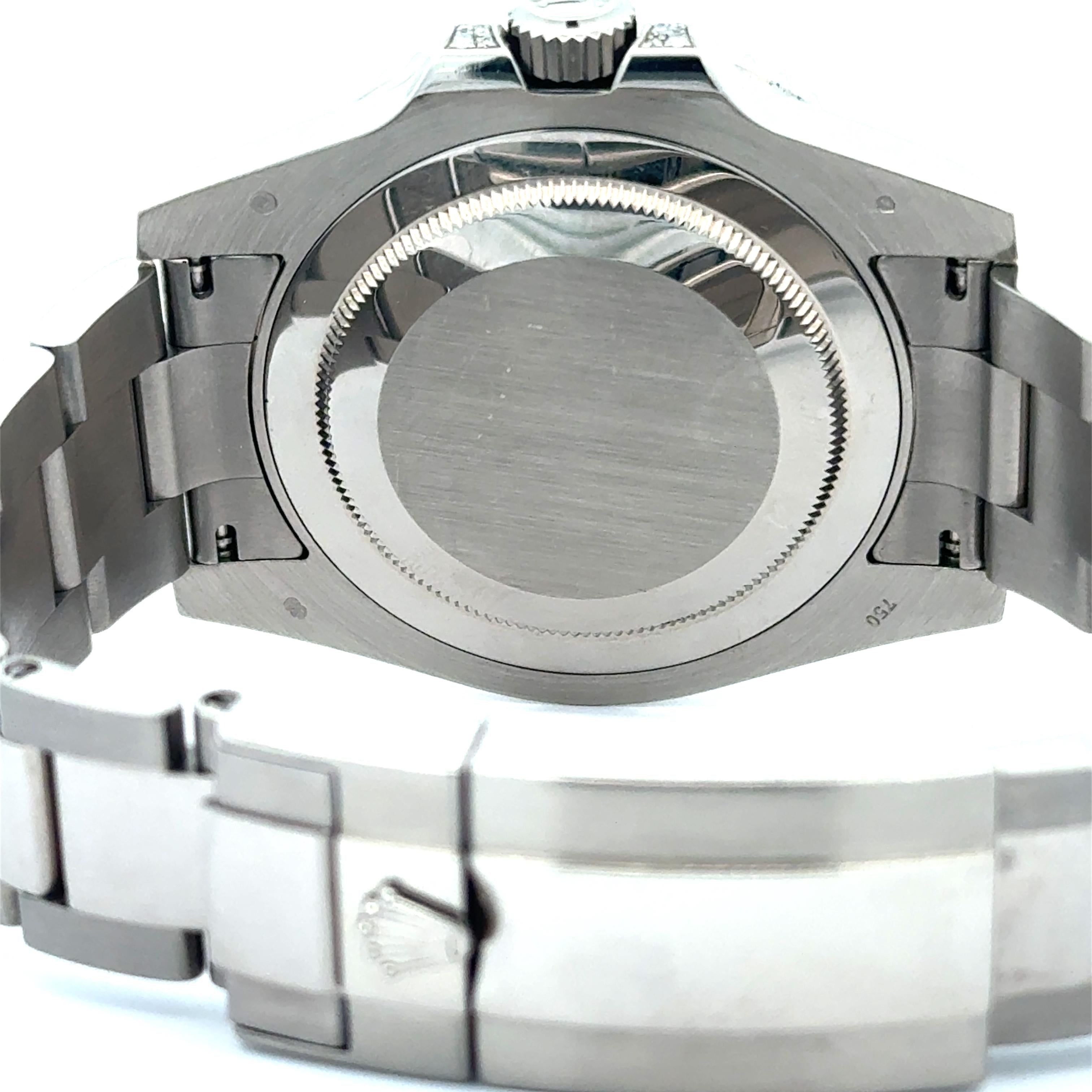 Rolex GMT-Master II 116759SA White Gold 40mm Diamond/Sapphire Bezel Wrist Watch