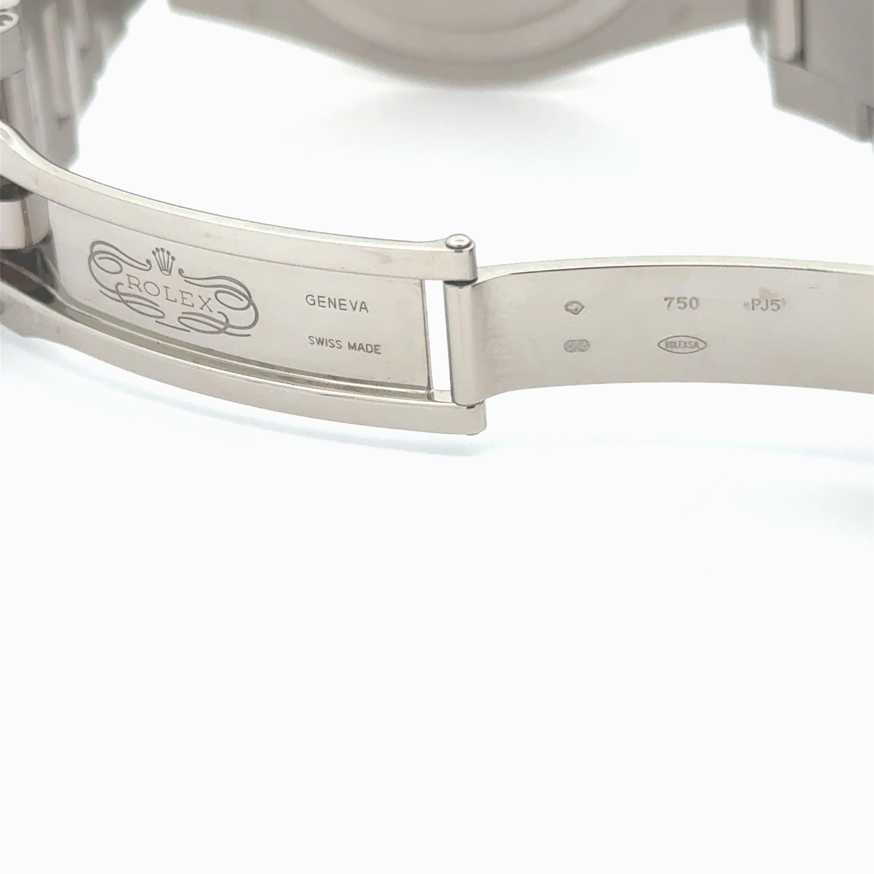 Rolex GMT-Master II 116759SA White Gold 40mm Diamond/Sapphire Bezel Wrist Watch