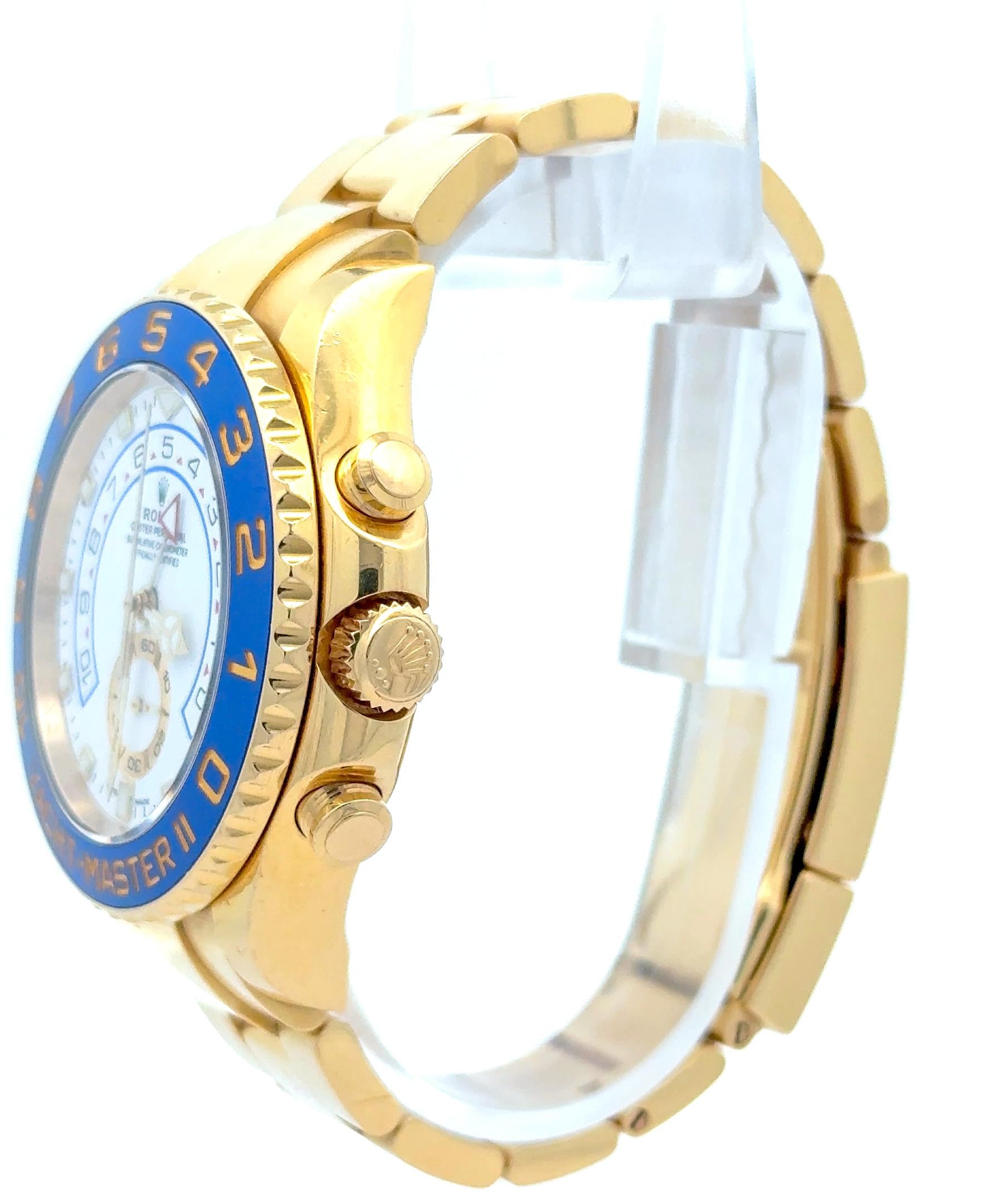 Rolex 2017 Yacht Master II - 116688 Yellow Gold 44mm Watch w/ Box and Papers