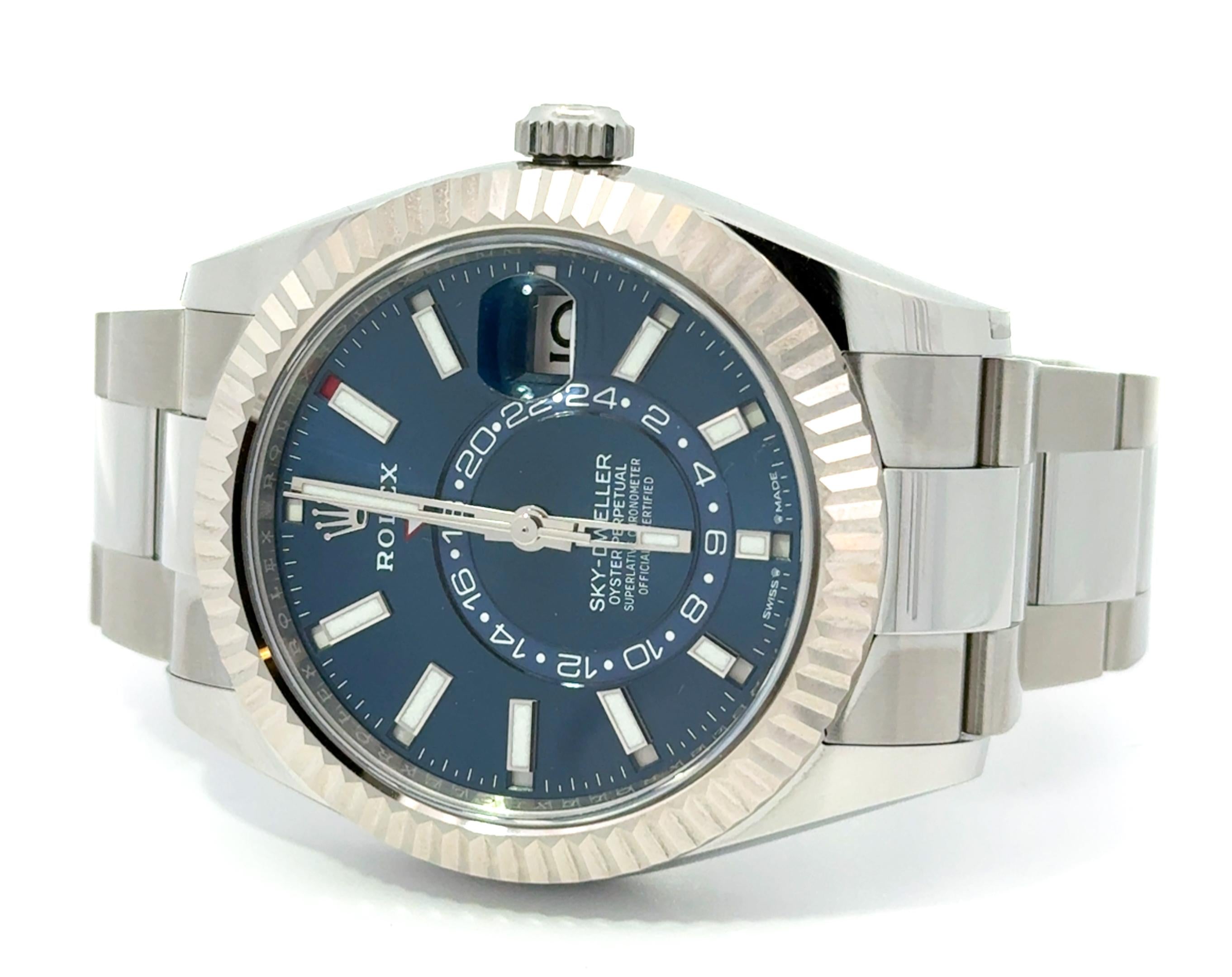 Rolex 2025 Sky-Dweller - 336934 Stainless 42mm Oyster Watch FULL SET