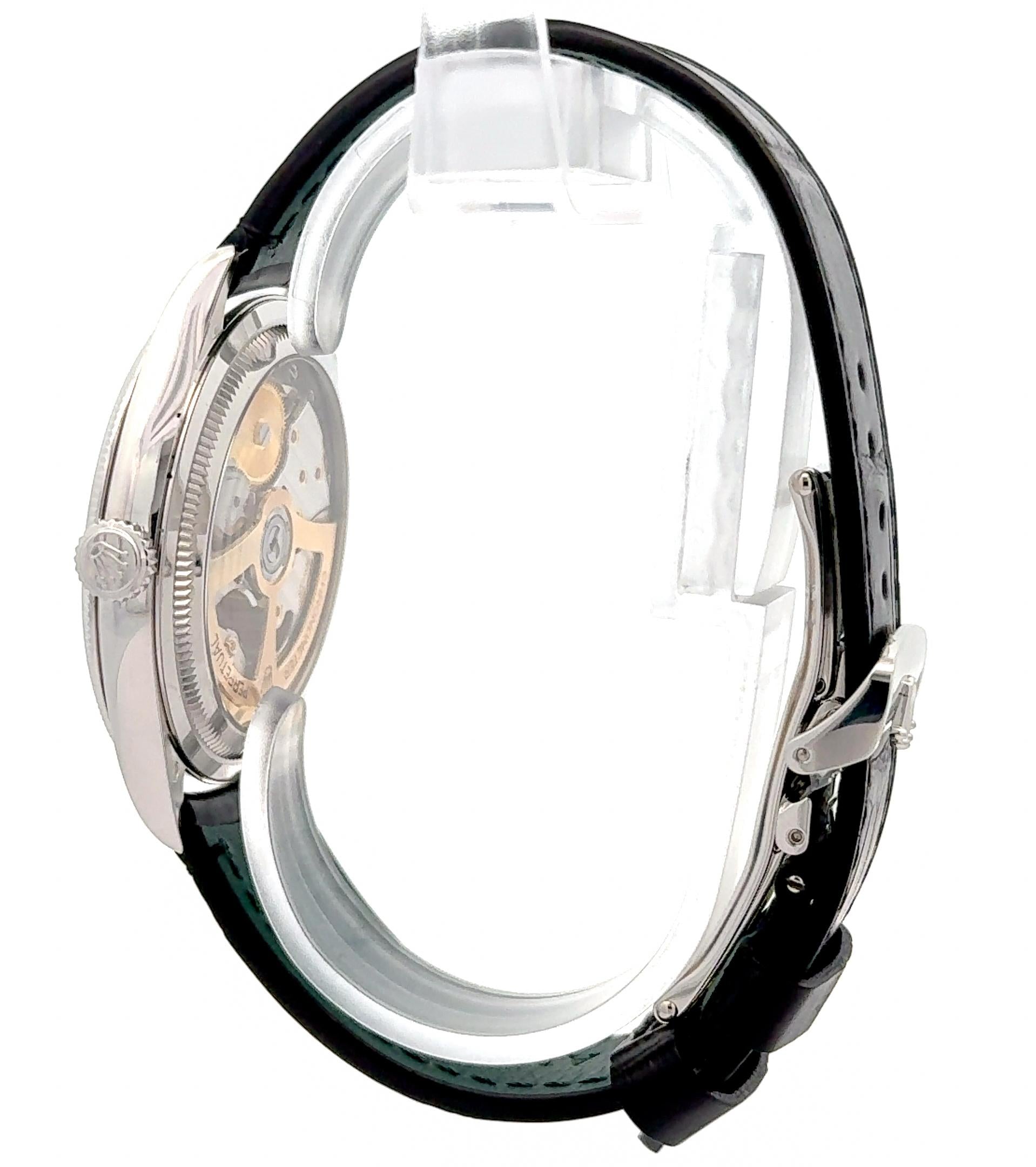 Rolex 2025 1908 Ref: 52506 39mm Platinum Ice Blue Dial Watch w/ FULL SET