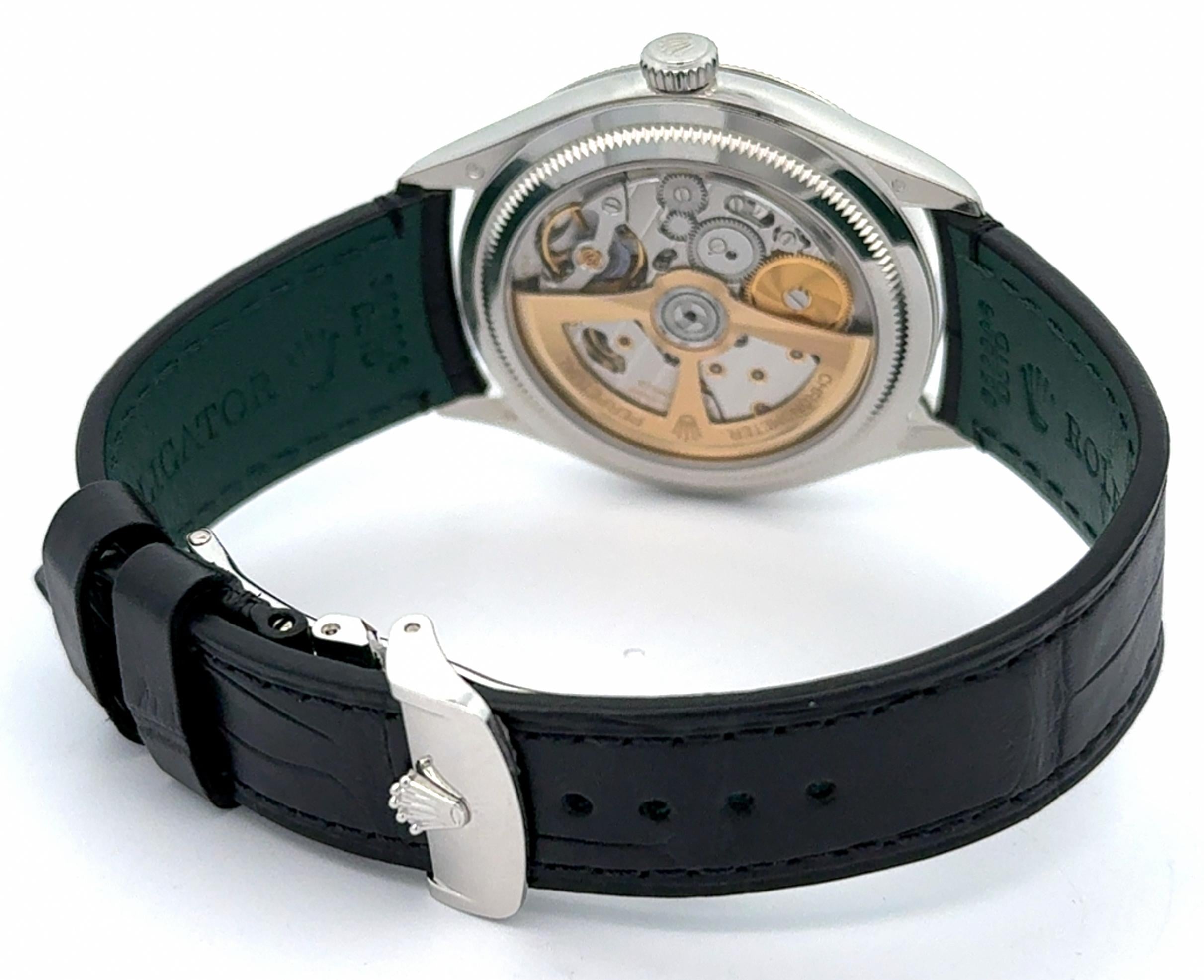 Rolex 2025 1908 Ref: 52506 39mm Platinum Ice Blue Dial Watch w/ FULL SET