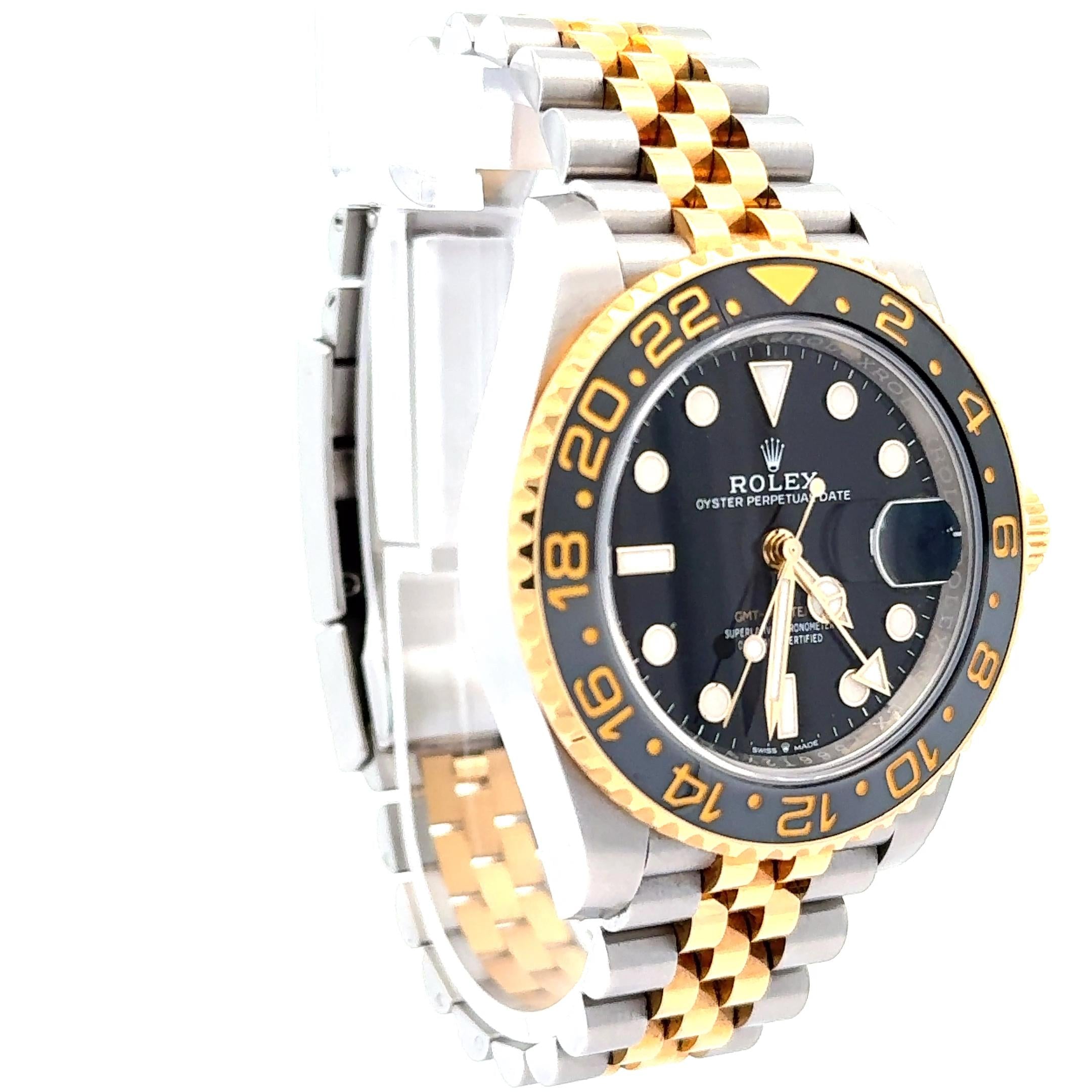 Rolex 2023 GMT-Master II 126713GRNR Two-Tone Wrist Watch w/ Box and Papers