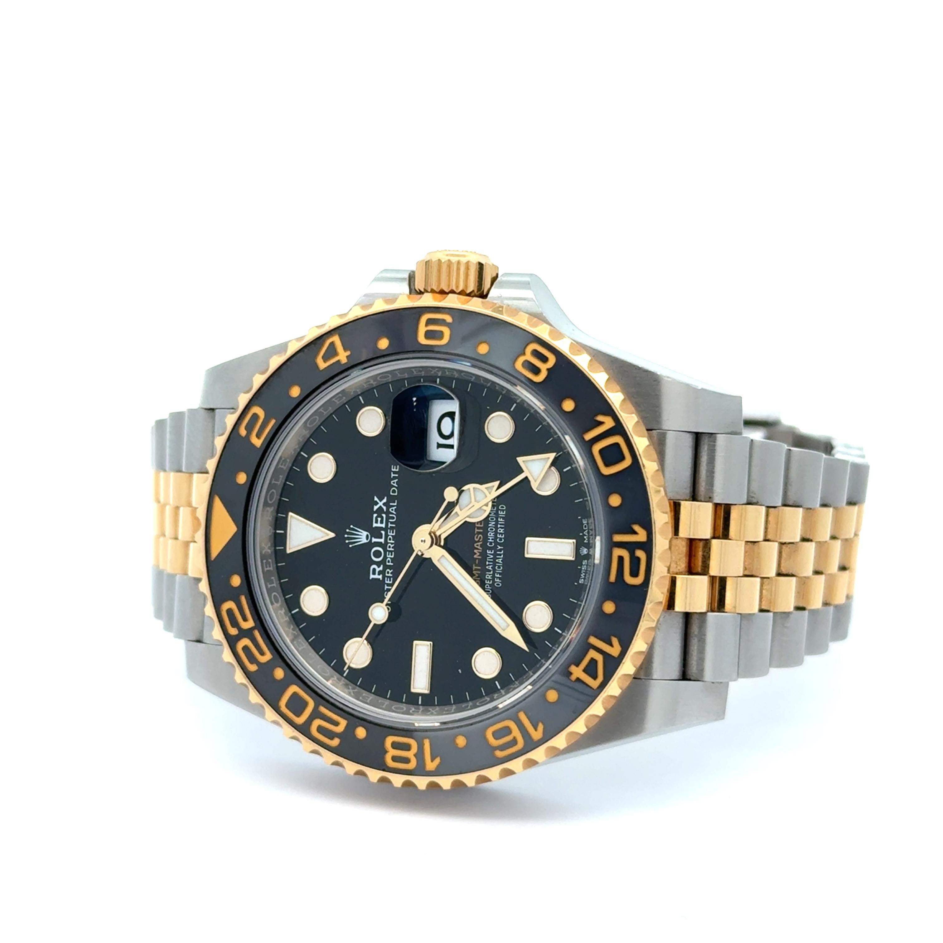 Rolex 2023 GMT-Master II 126713GRNR Two-Tone Wrist Watch w/ Box and Papers