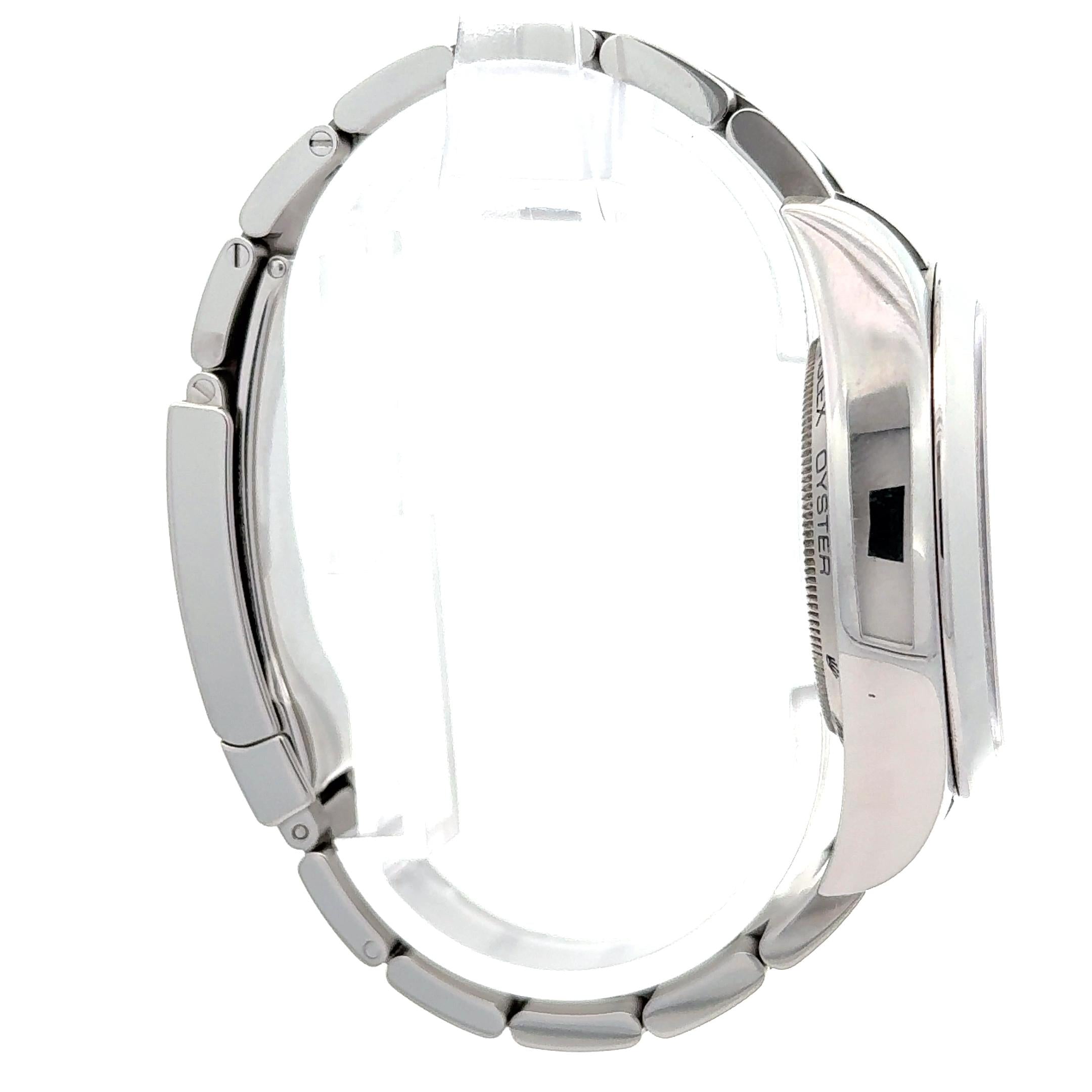 Rolex 2008 Milgauss 116400 Stainless Steel White Dial Watch w/ Box and Papers