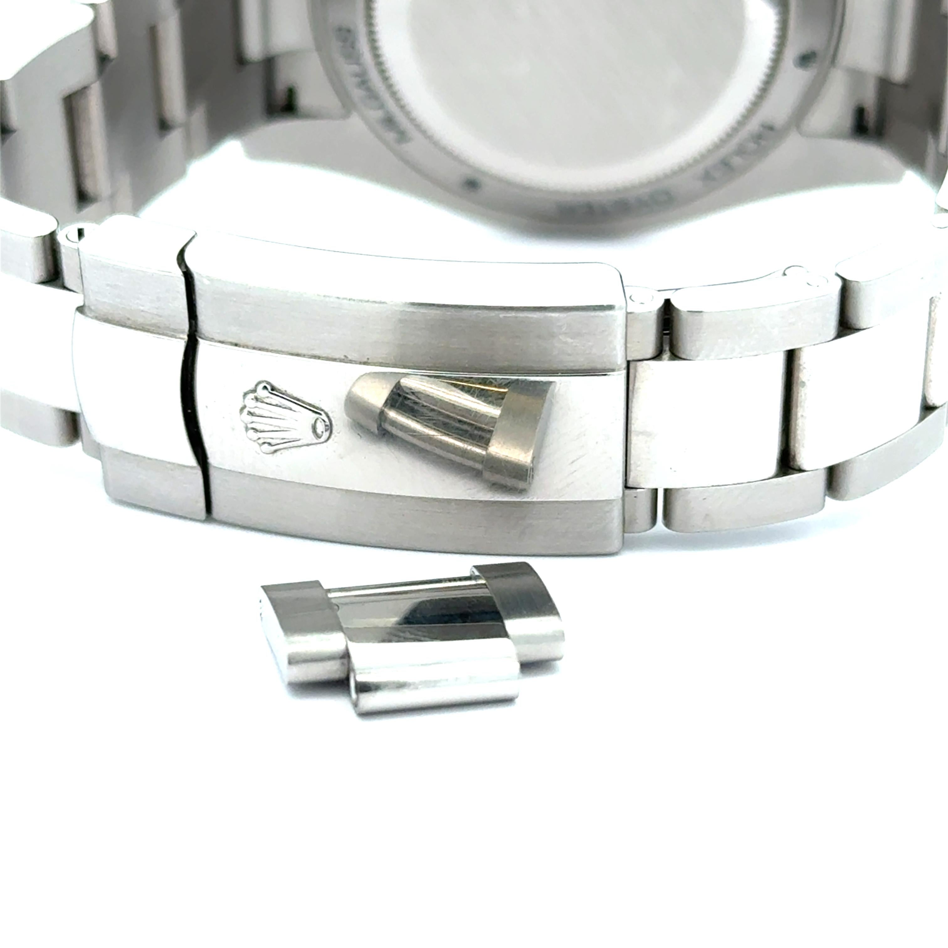 Rolex 2008 Milgauss 116400 Stainless Steel White Dial Watch w/ Box and Papers