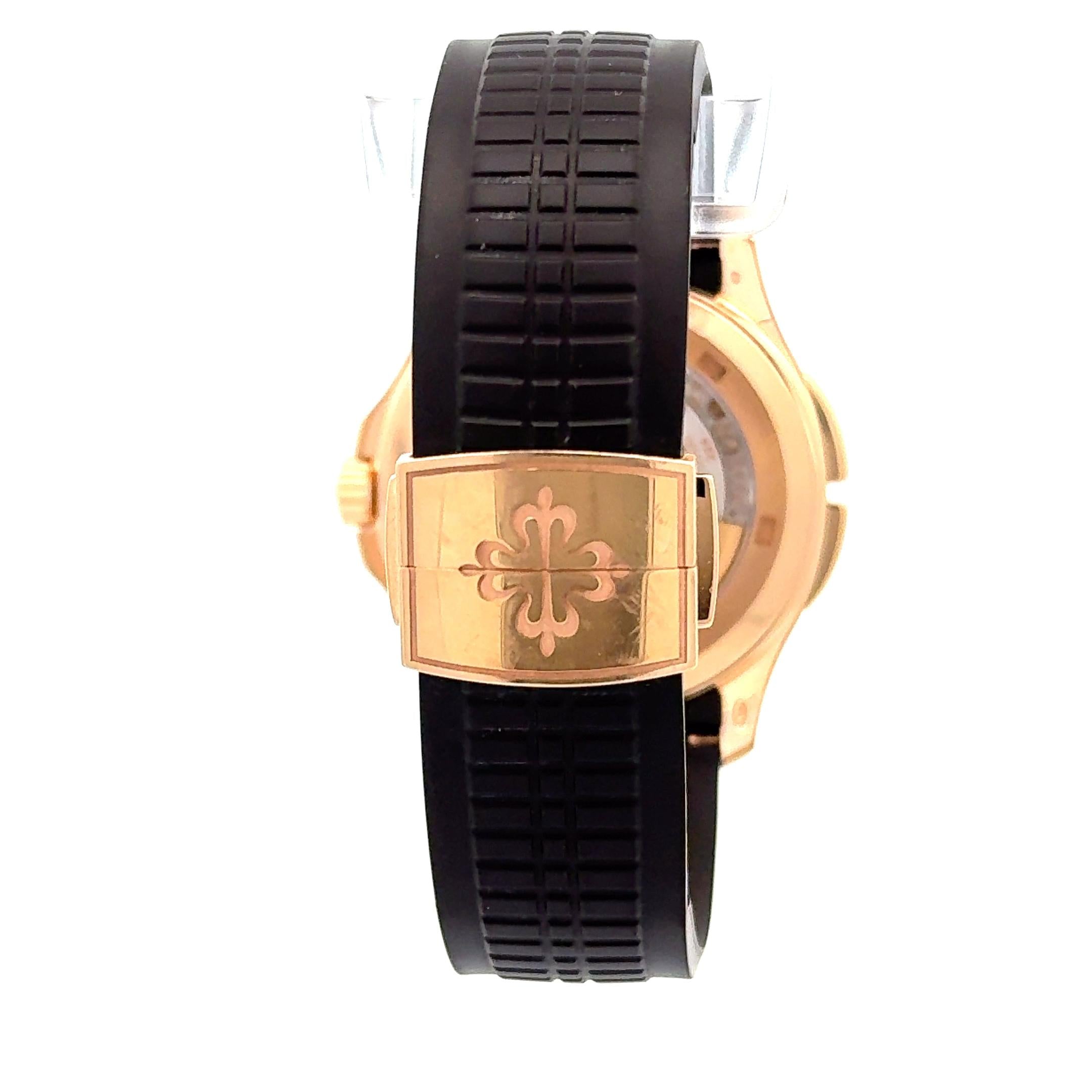 Patek Philippe 2019 Aquanaut 5164R-001 Travel Time 18k Watch w/ Box and Papers