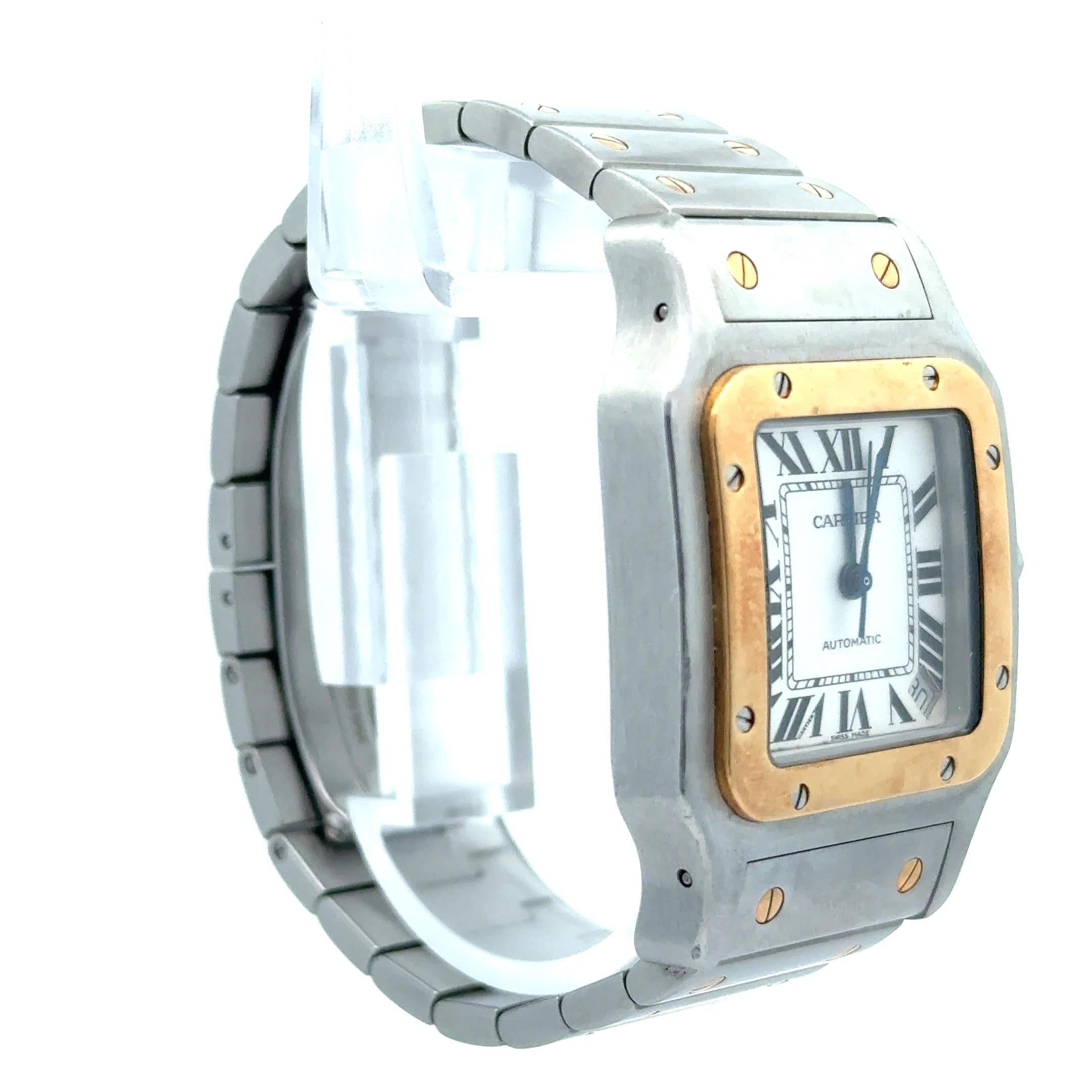 Cartier Santos Galbee 2823 Automatic 32mm Two Tone Wrist Watch