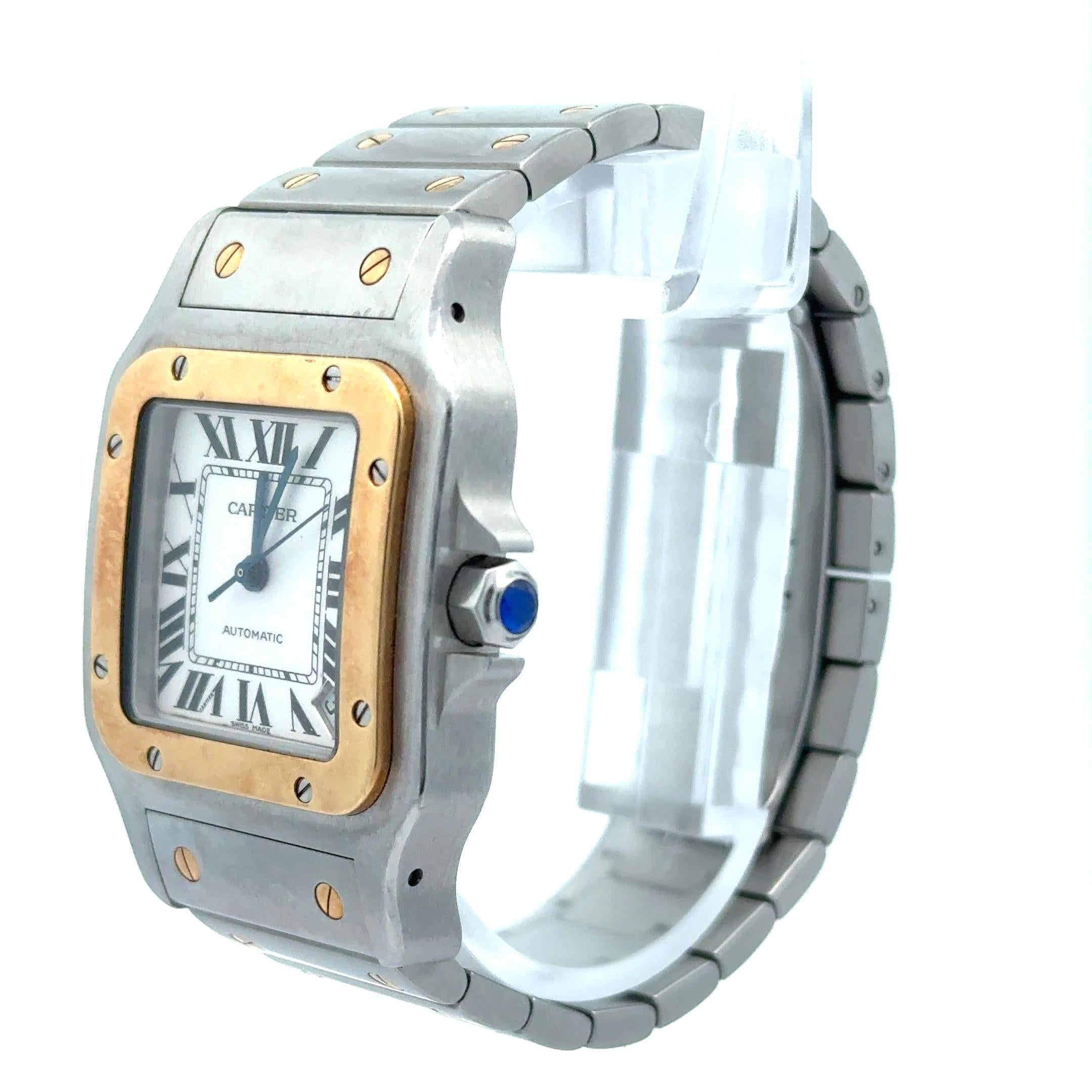 Cartier Santos Galbee 2823 Automatic 32mm Two Tone Wrist Watch