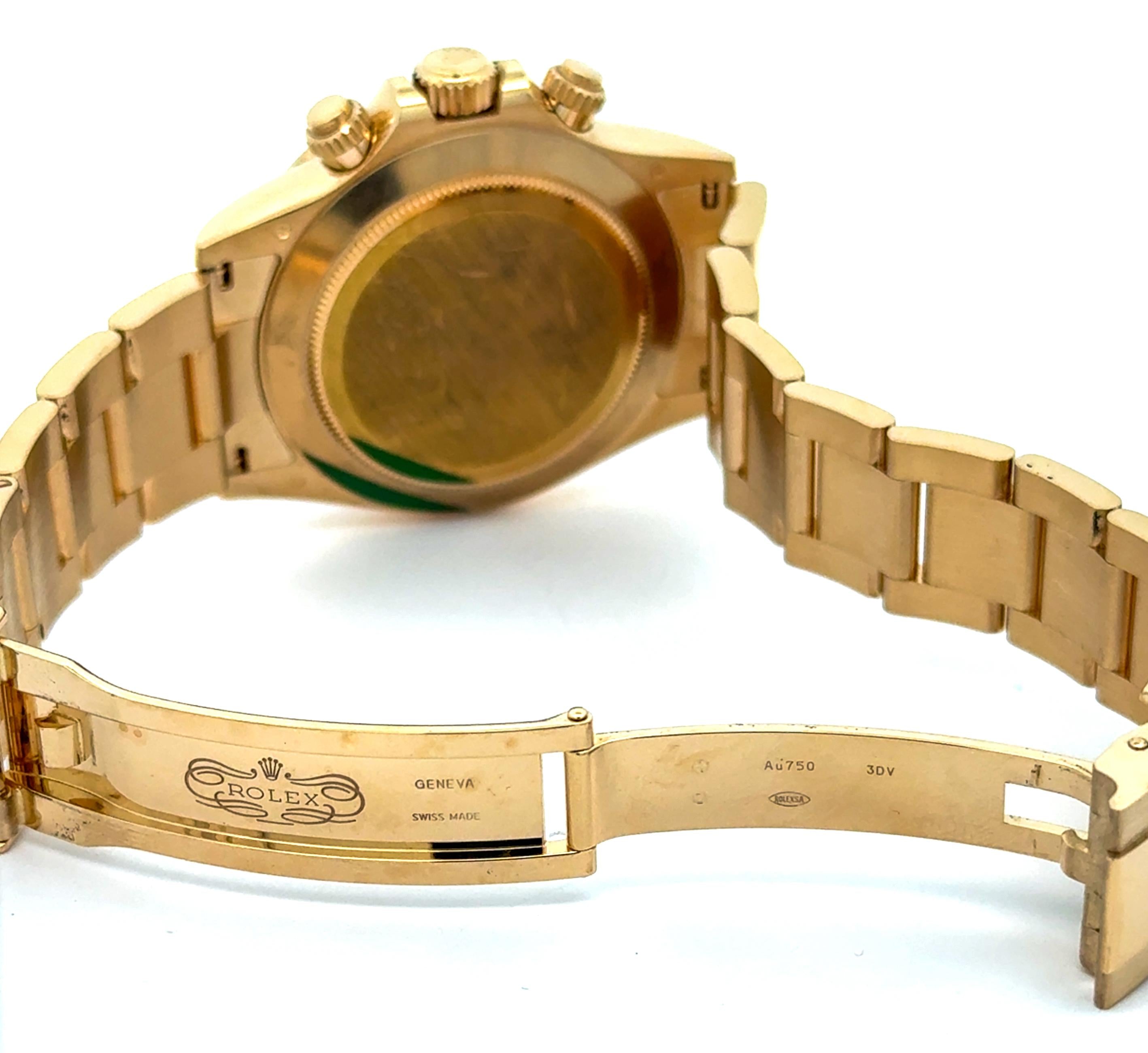 Rolex 2023 Daytona - 116508 18k Yellow Gold Meteorite Dial Watch