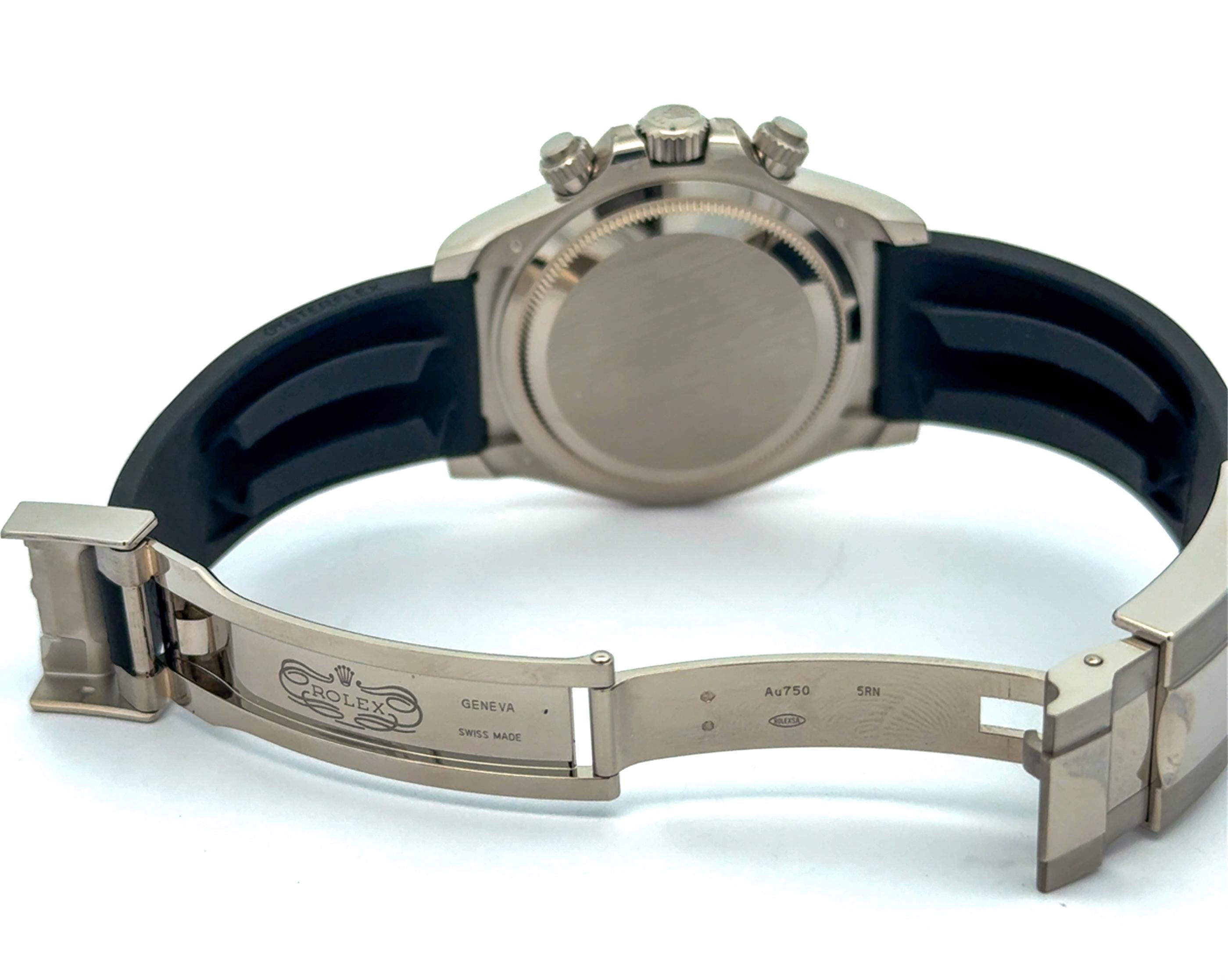 Rolex 2025 Daytona - 126519LN White Gold Meteorite Dial Oysterflex Watch