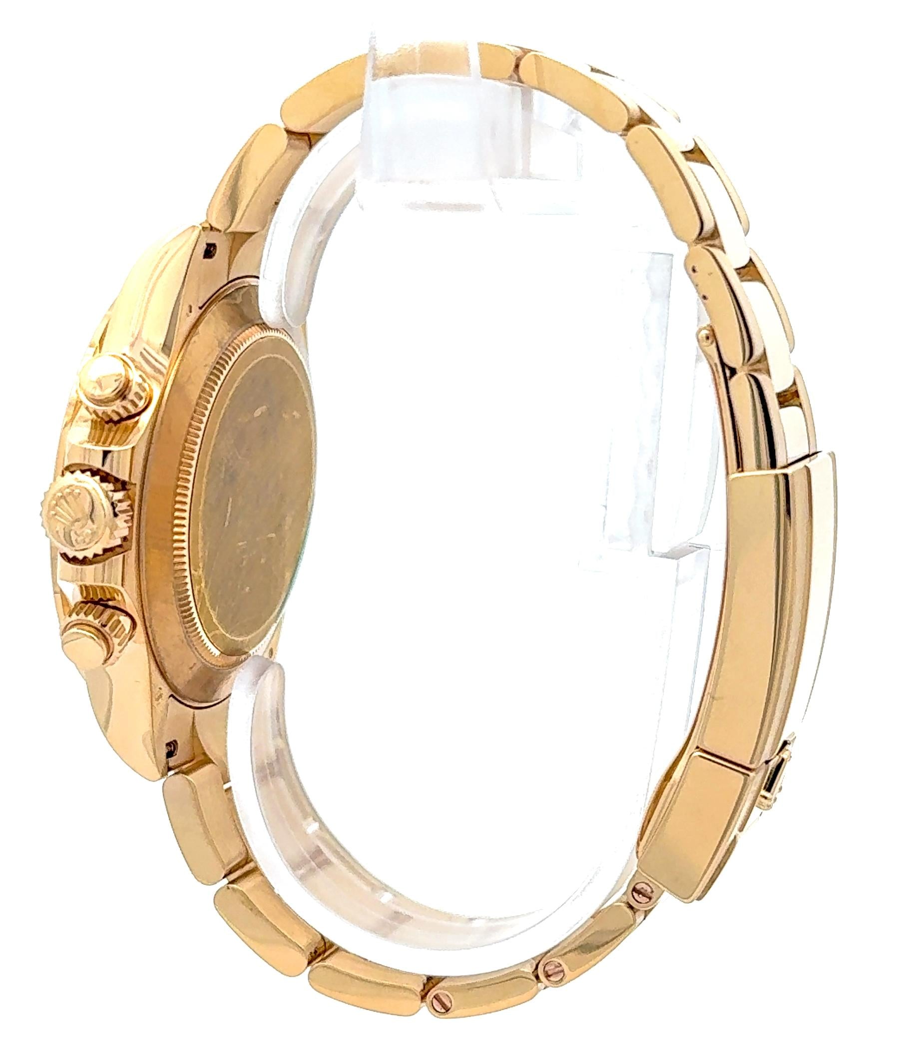 Rolex 2023 Daytona - 116508 18k Yellow Gold Meteorite Dial Watch