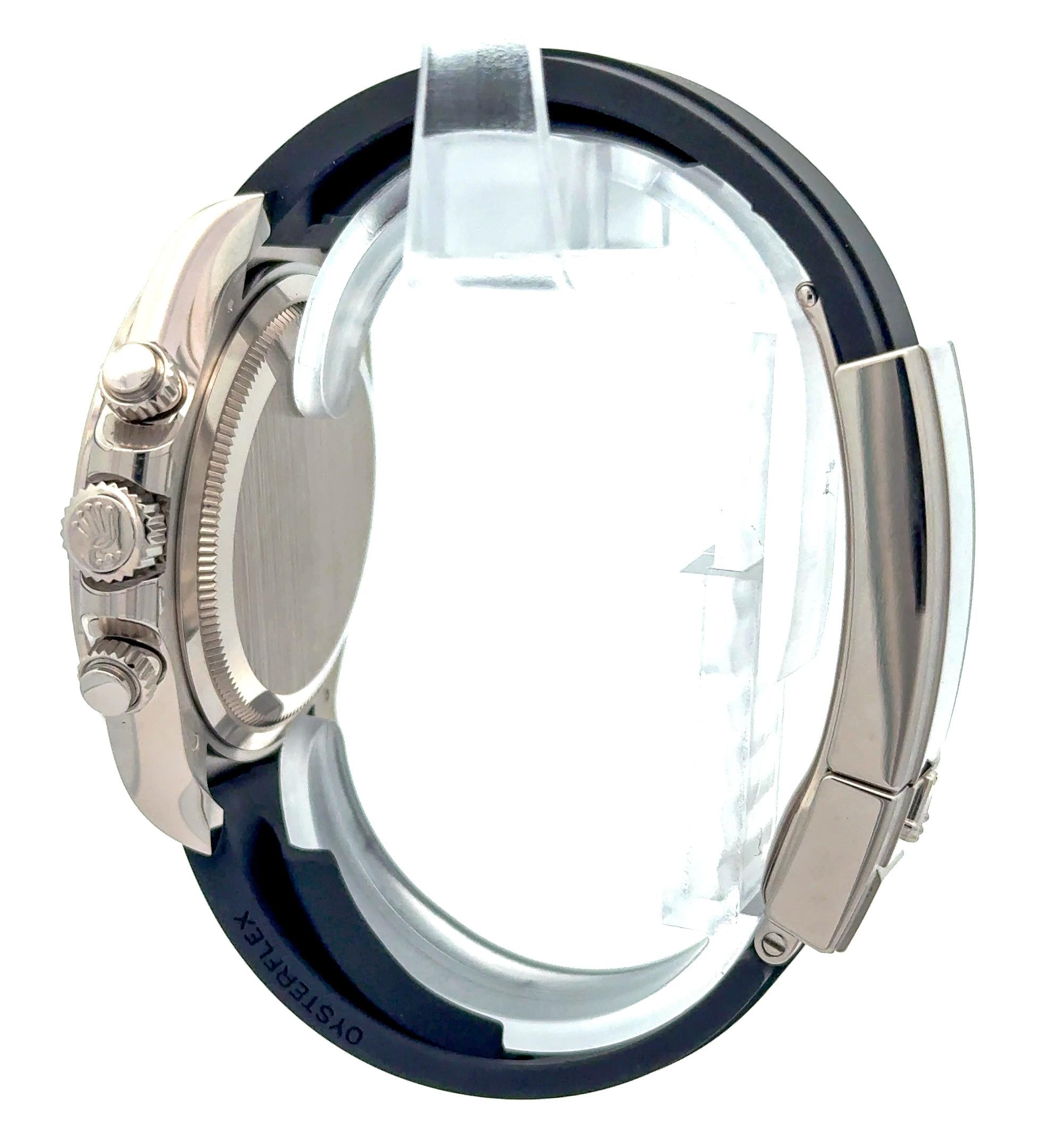 Rolex 2025 Daytona - 126519LN White Gold Meteorite Dial Oysterflex Watch