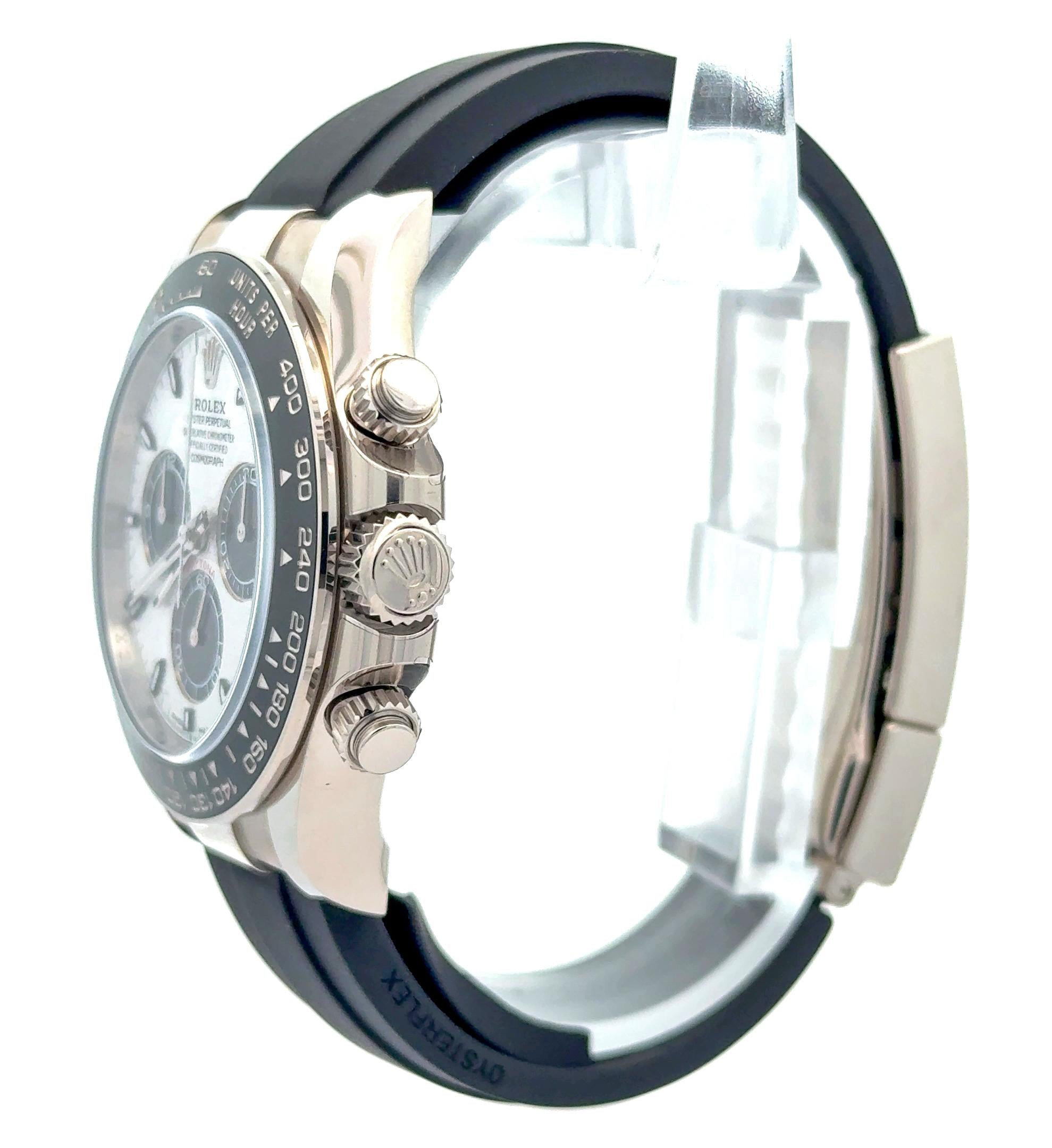 Rolex 2025 Daytona - 126519LN White Gold Meteorite Dial Oysterflex Watch