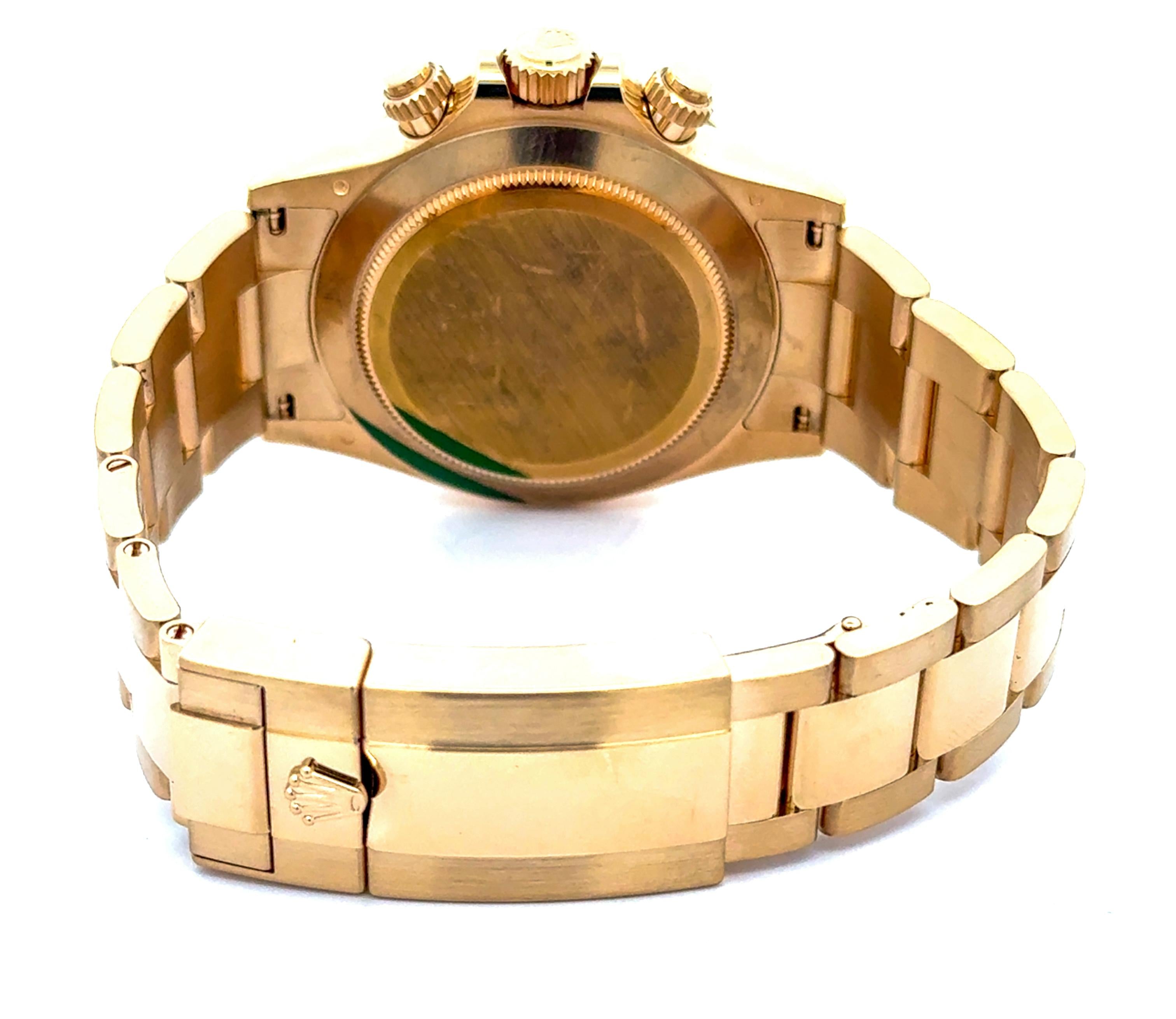 Rolex 2023 Daytona - 116508 18k Yellow Gold Meteorite Dial Watch