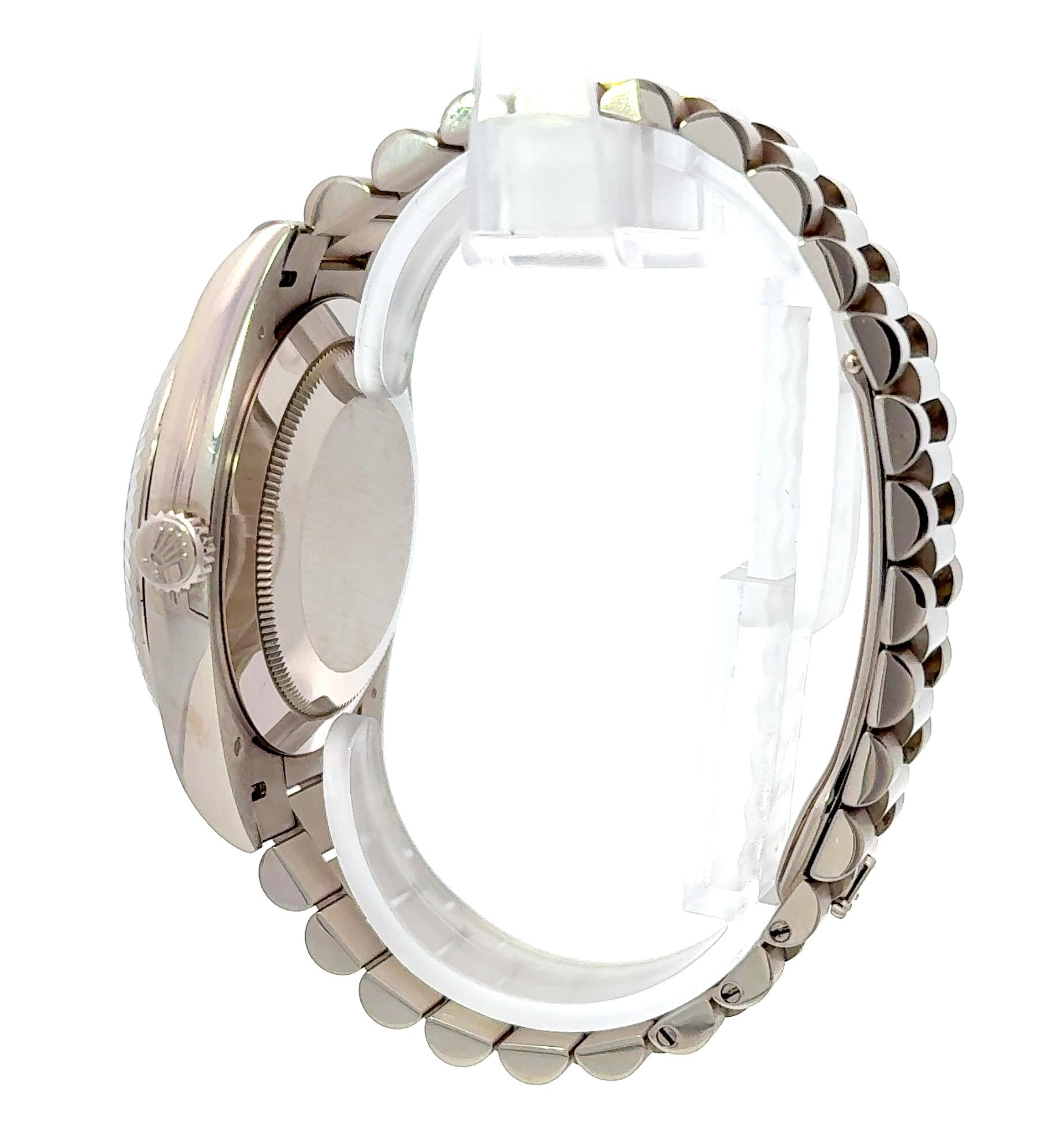 Rolex 2021 Day-Date 40mm M228239-0049 Diamond Dial Sapphire Indices Watch