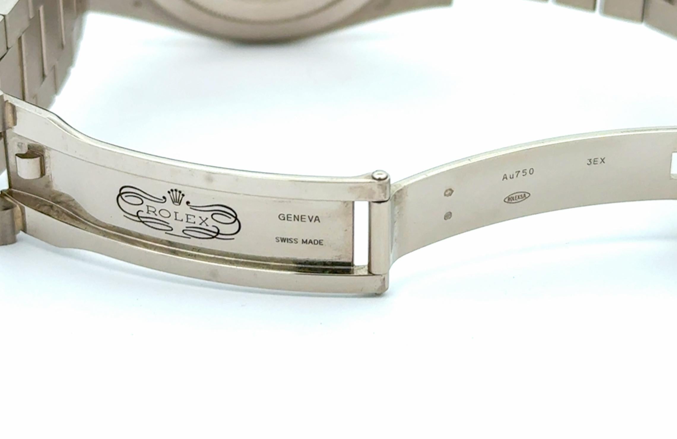 Rolex 2021 Day-Date 40mm M228239-0049 Diamond Dial Sapphire Indices Watch