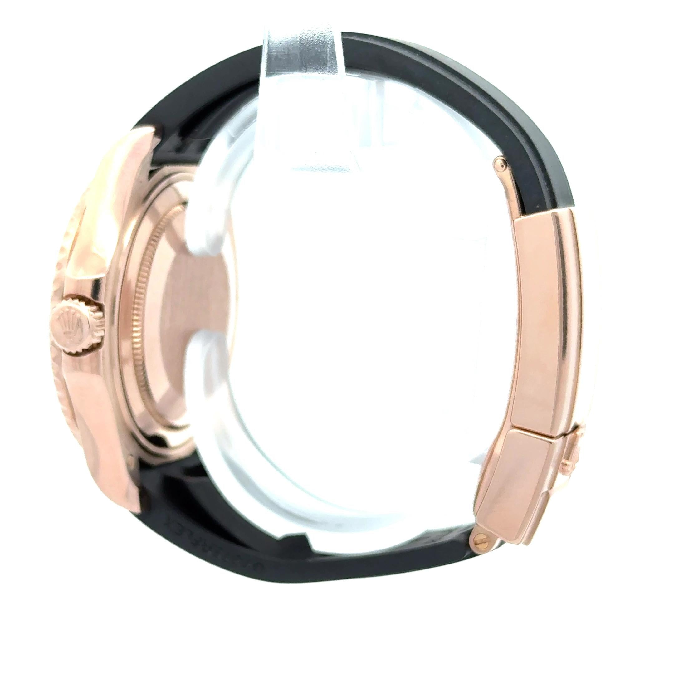 Rolex 2021 Yacht-Master 126655 Diamond Pave 37mm Gold Watch w/ Box and Papers