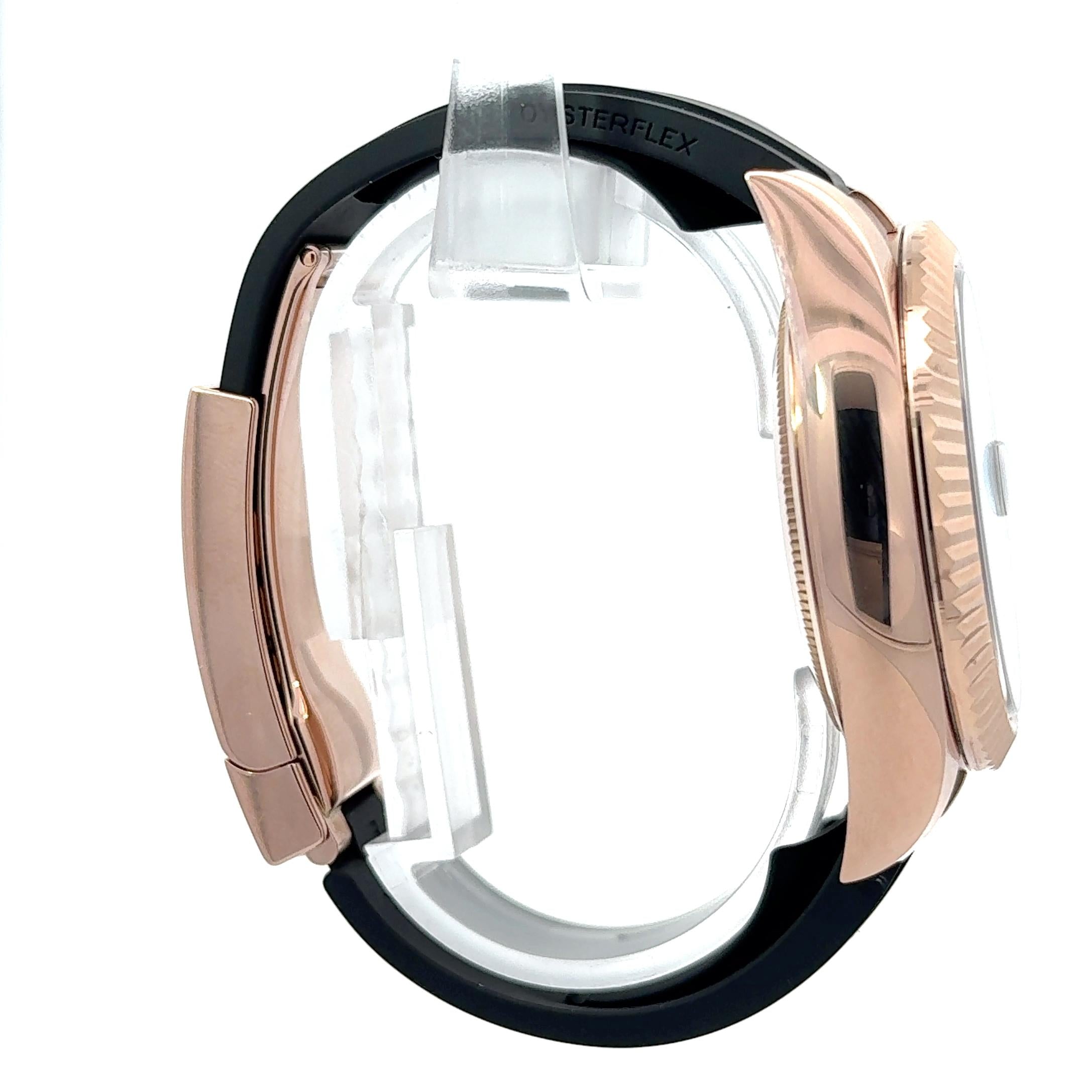 Rolex Sky-Dweller 326235 Rose Gold Oysterflex Watch