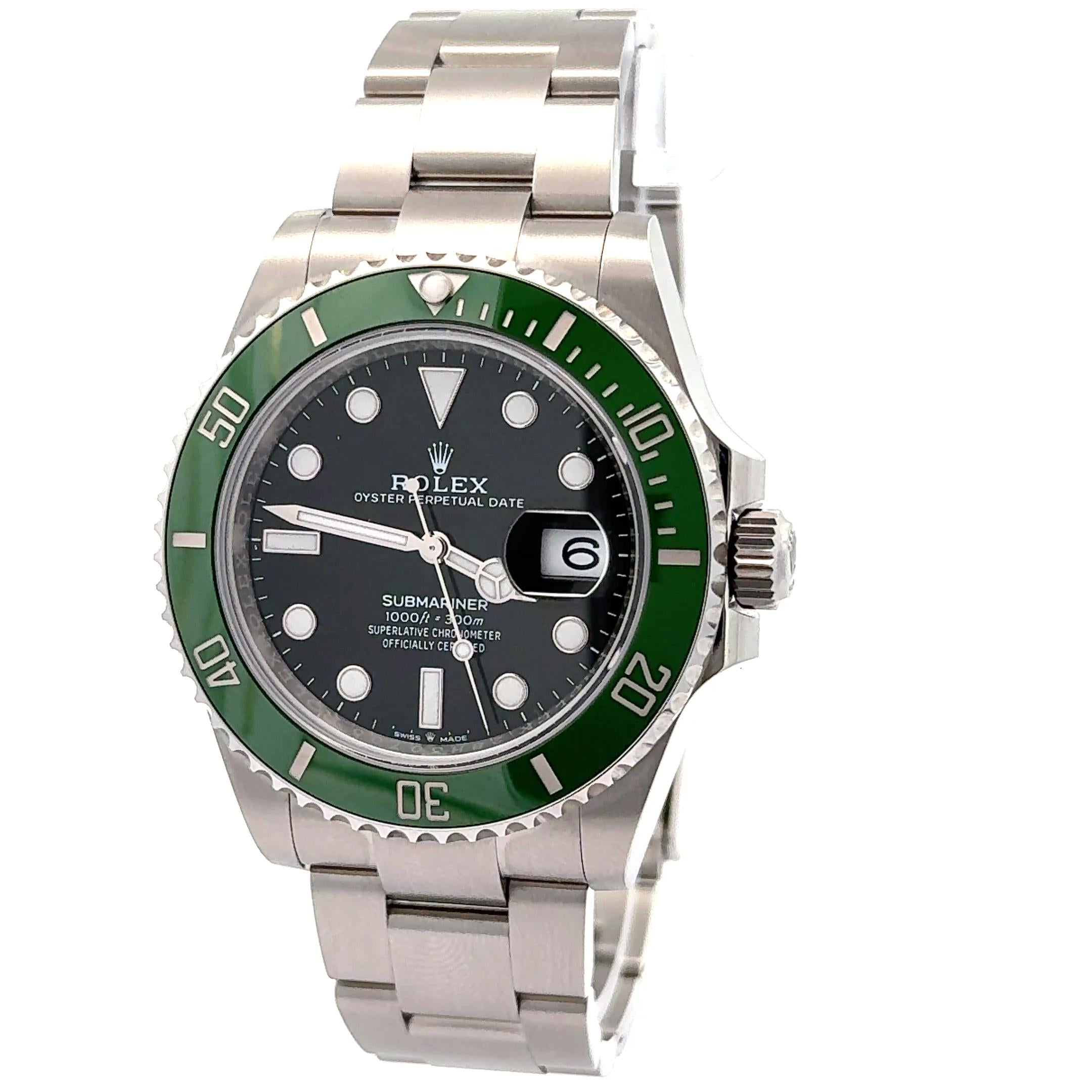 Rolex 2024 Submariner 126610LV Green Bezel 41mm Watch w/ Box and Papers