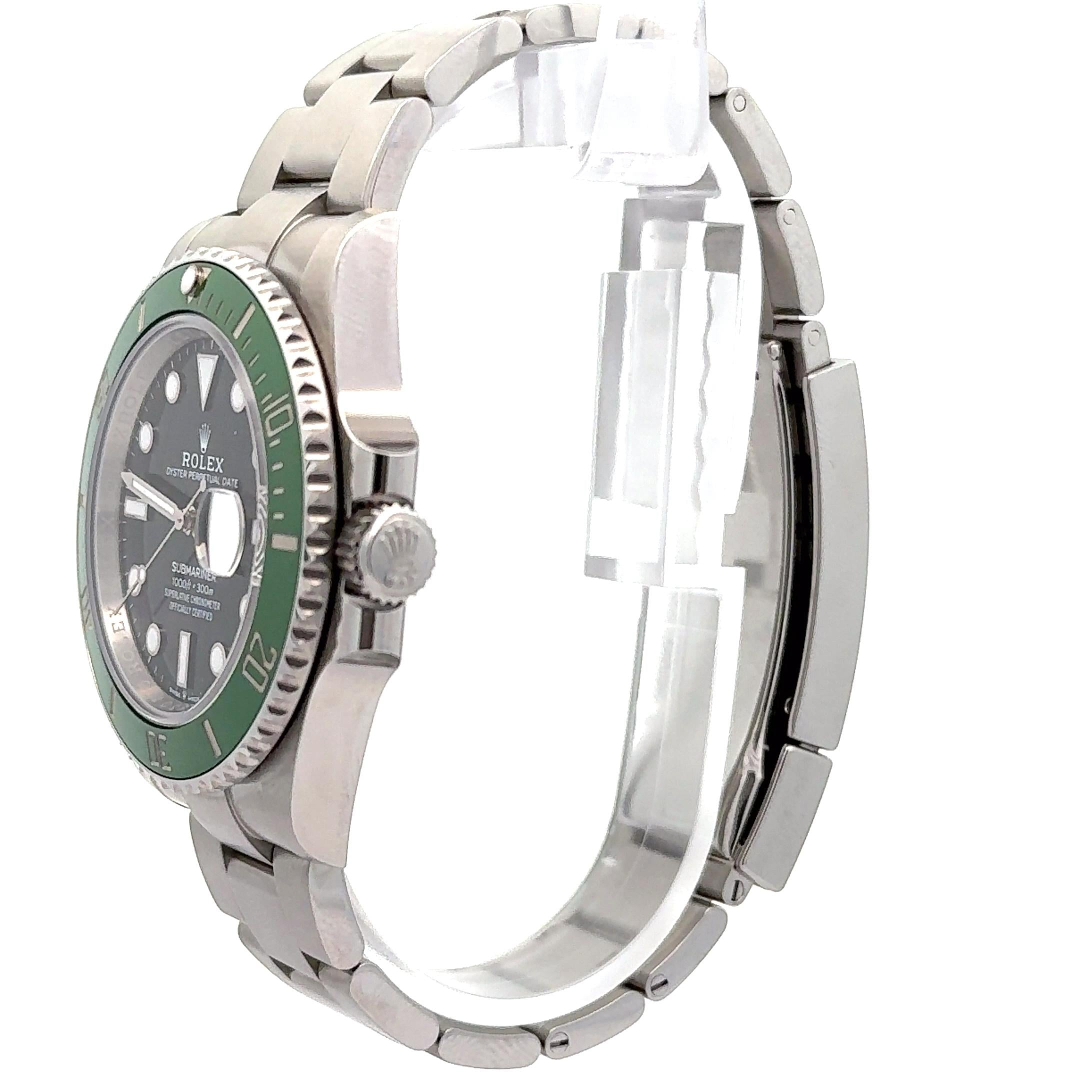 Rolex 2024 Submariner 126610LV Green Bezel 41mm Watch w/ Box and Papers