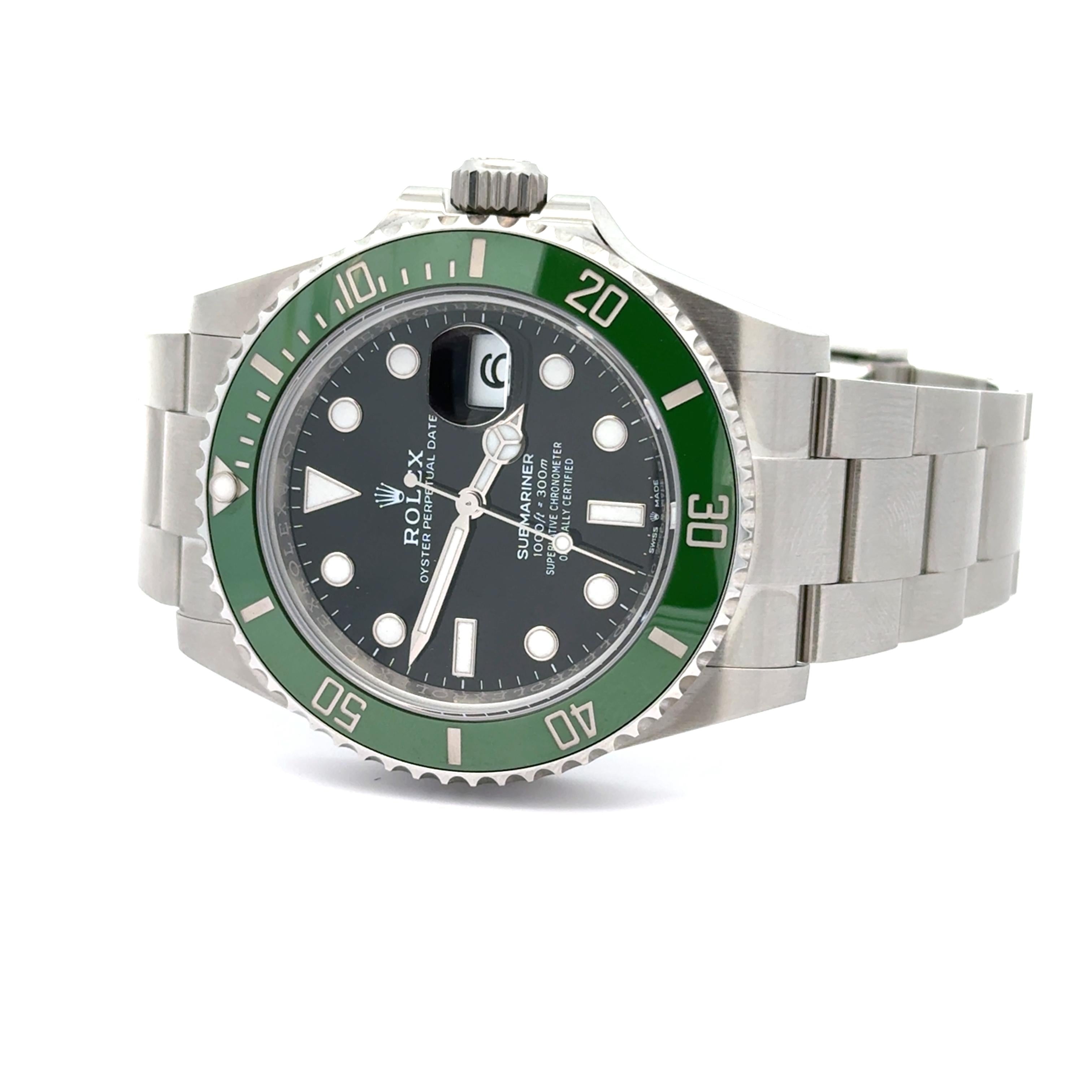 Rolex 2024 Submariner 126610LV Green Bezel 41mm Watch w/ Box and Papers