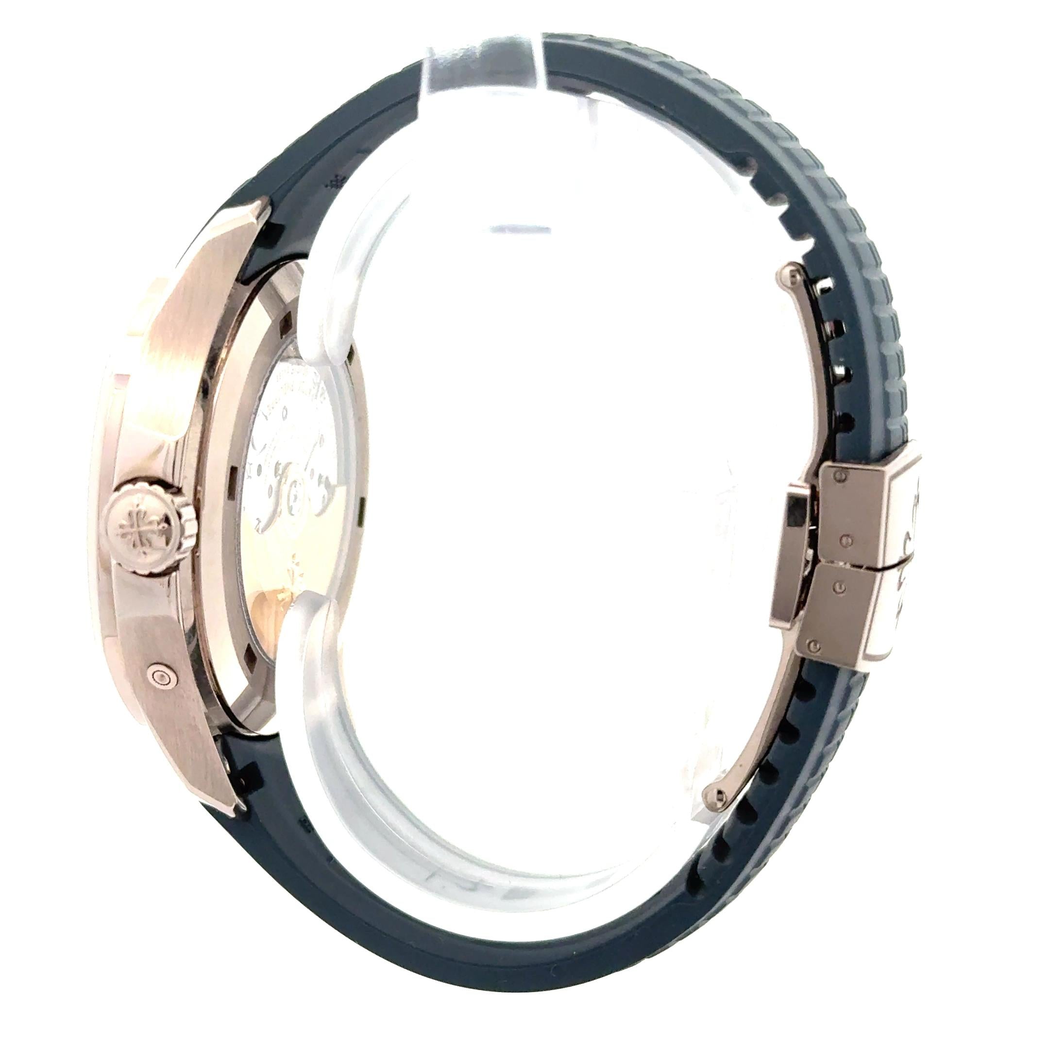 Patek Philippe 2024 Aquanaut 5164G-001 Travel Time 18k Watch w/ Box and Papers