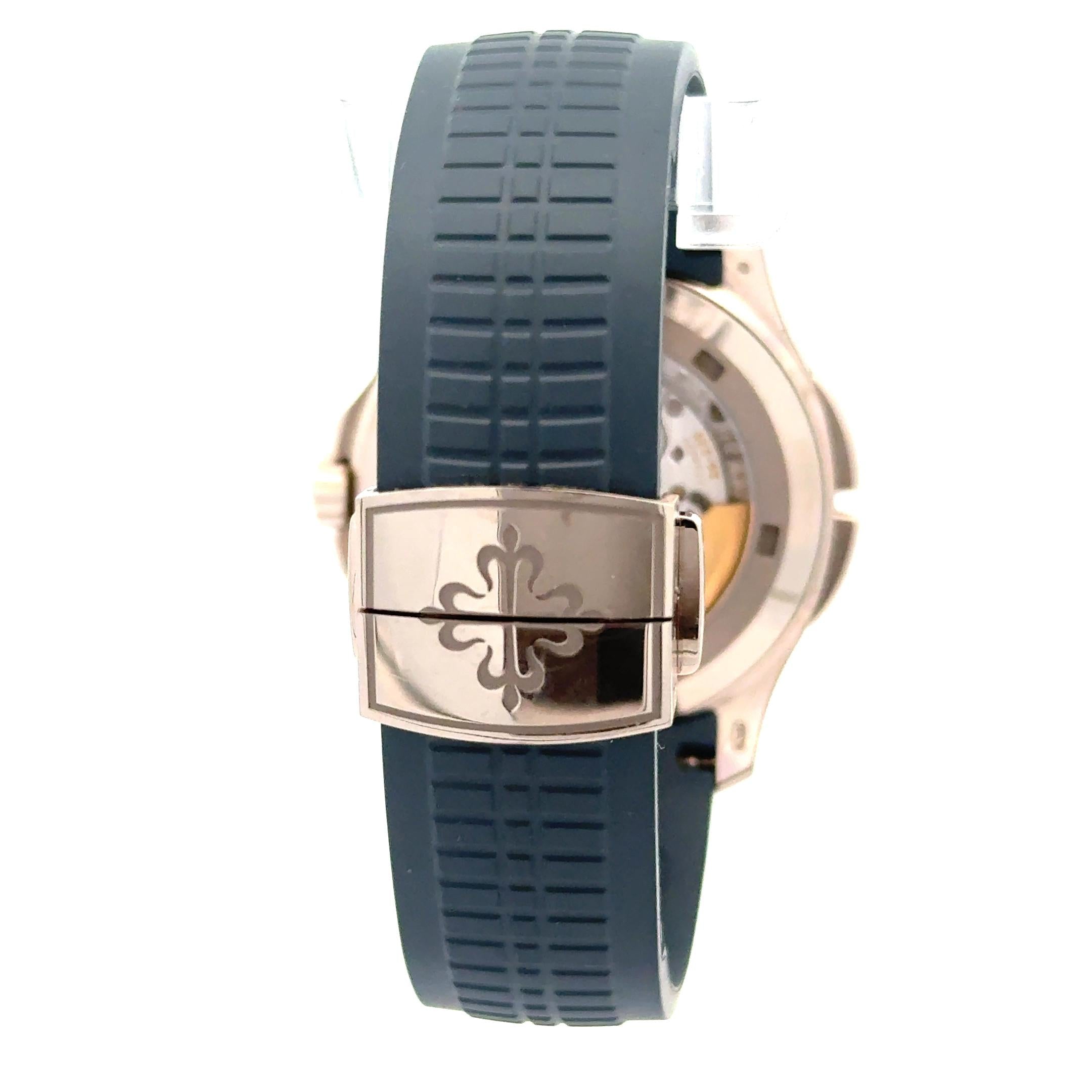 Patek Philippe 2024 Aquanaut 5164G-001 Travel Time 18k Watch w/ Box and Papers